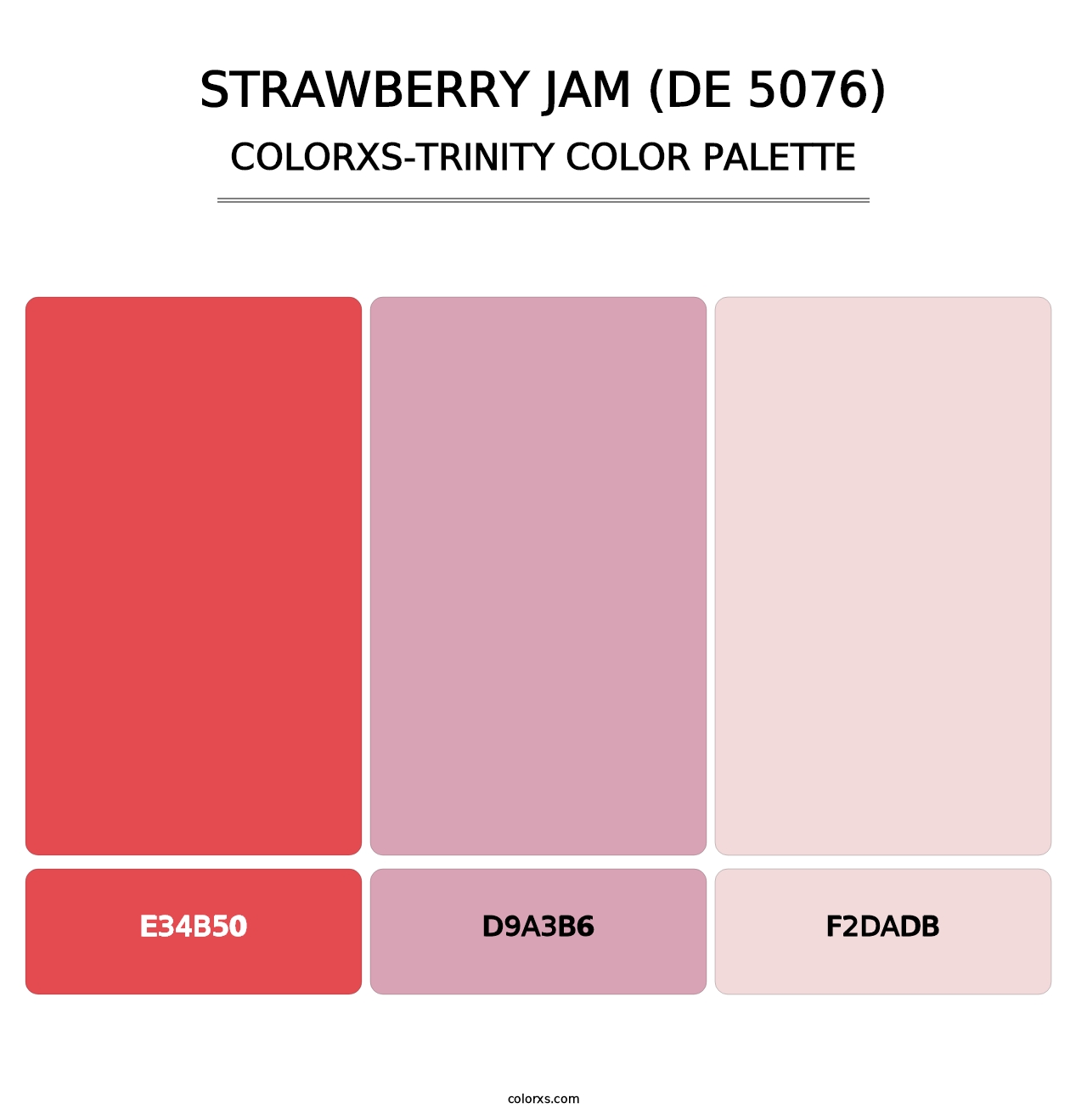 Strawberry Jam (DE 5076) - Colorxs Trinity Palette