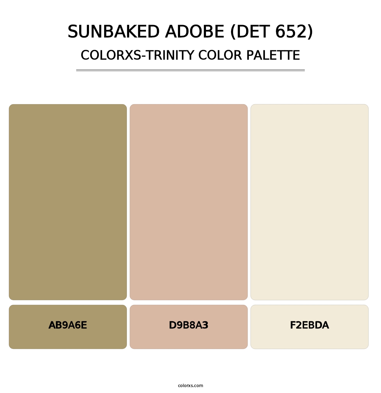 Sunbaked Adobe (DET 652) - Colorxs Trinity Palette