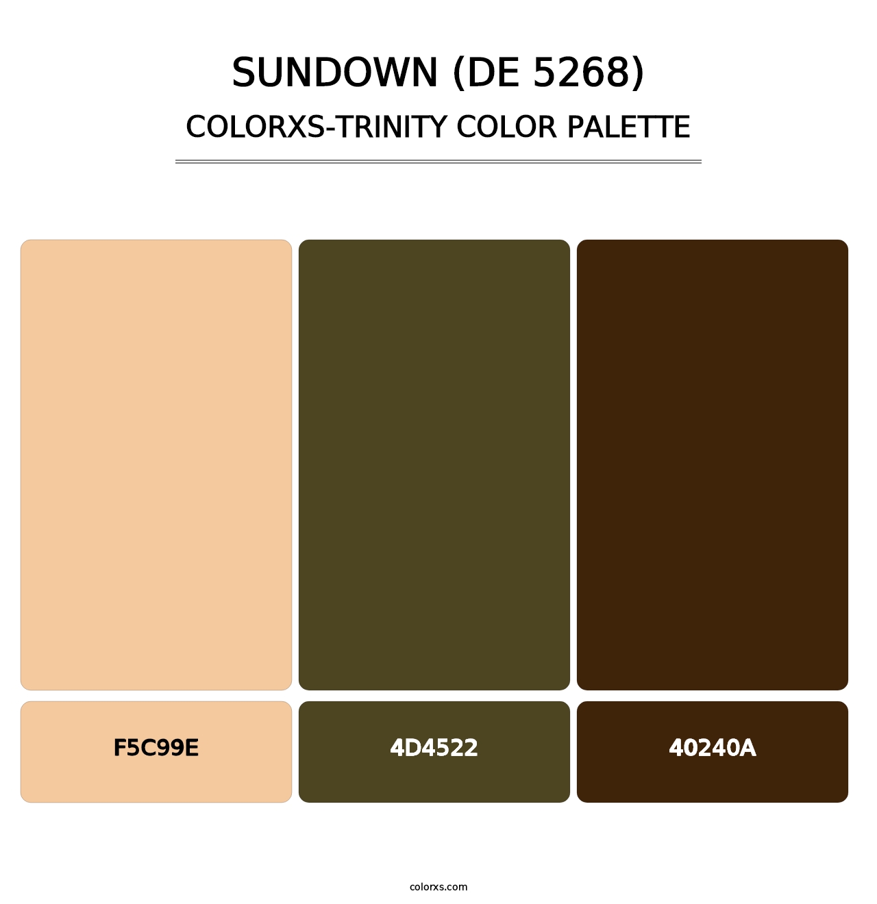 Sundown (DE 5268) - Colorxs Trinity Palette