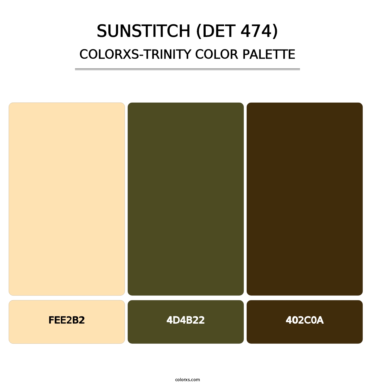 Sunstitch (DET 474) - Colorxs Trinity Palette