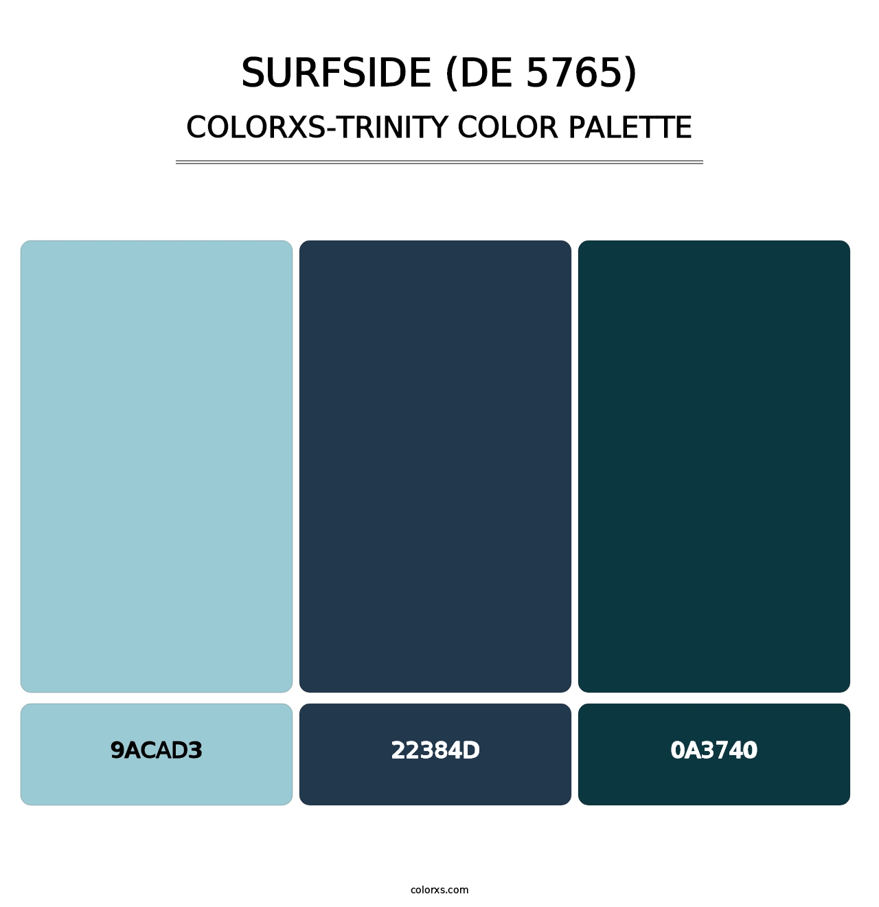 Surfside (DE 5765) - Colorxs Trinity Palette