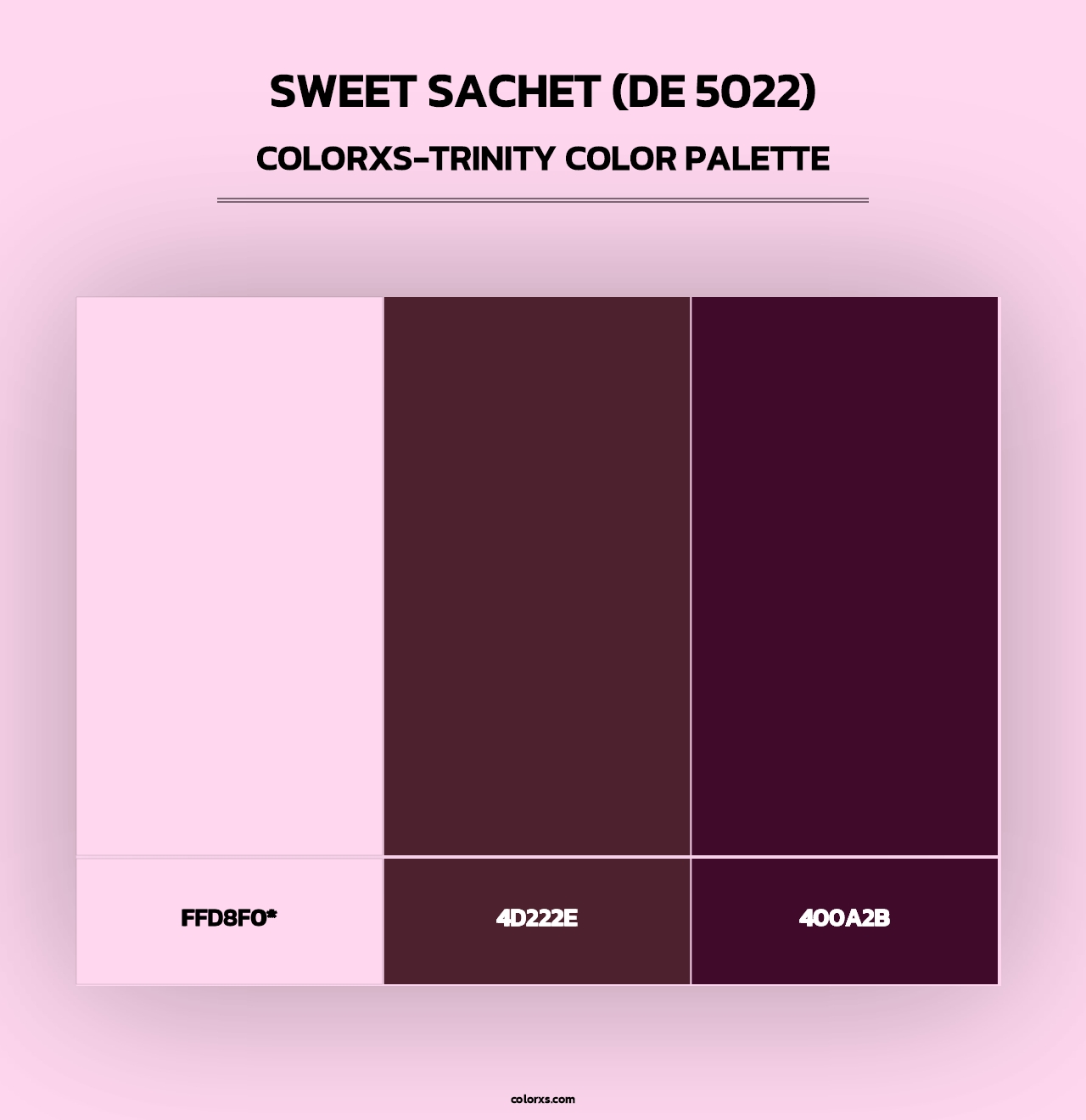 Sweet Sachet (DE 5022) - Colorxs Trinity Palette