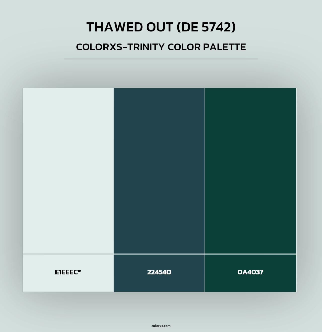 Thawed Out (DE 5742) - Colorxs Trinity Palette