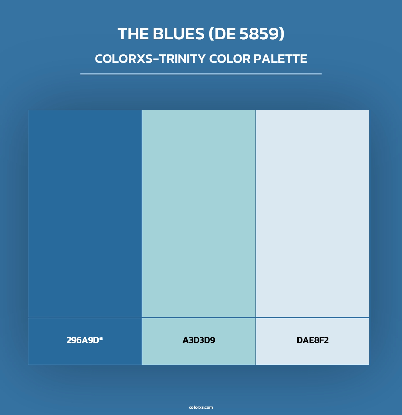 The Blues (DE 5859) - Colorxs Trinity Palette