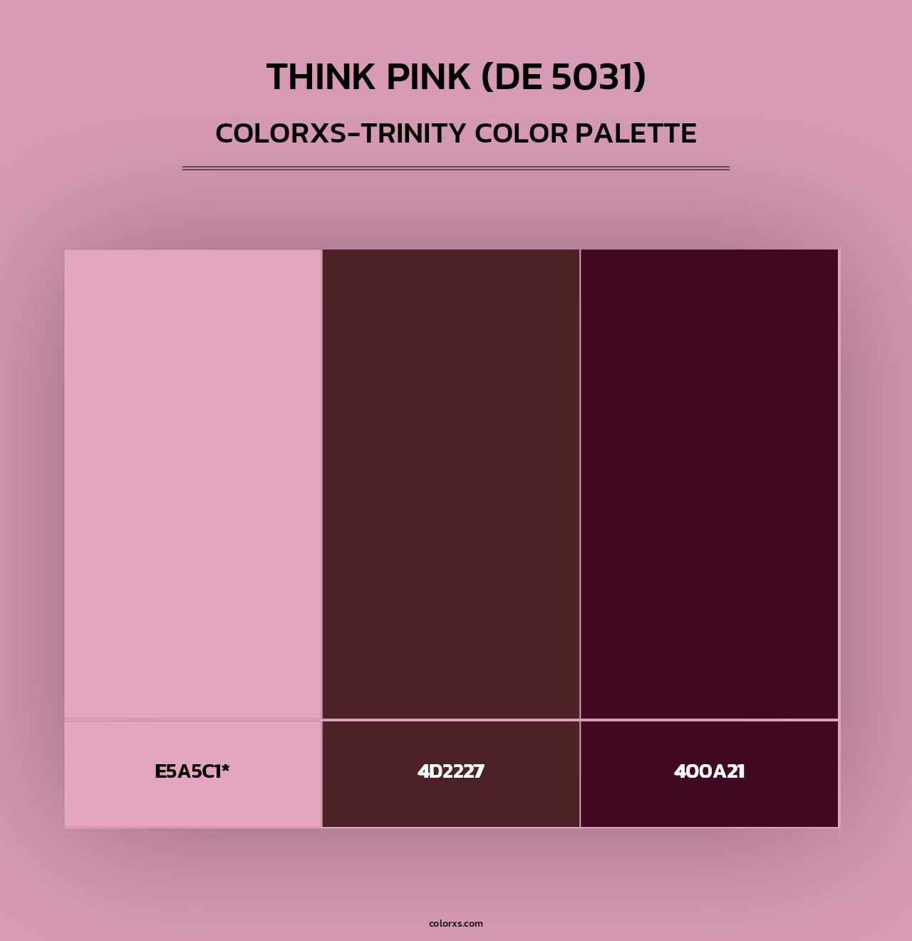 Think Pink (DE 5031) - Colorxs Trinity Palette