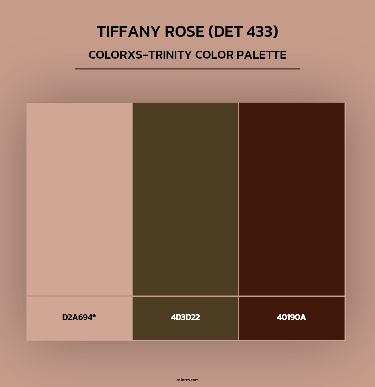 Tiffany Rose (DET 433) - Colorxs Trinity Palette