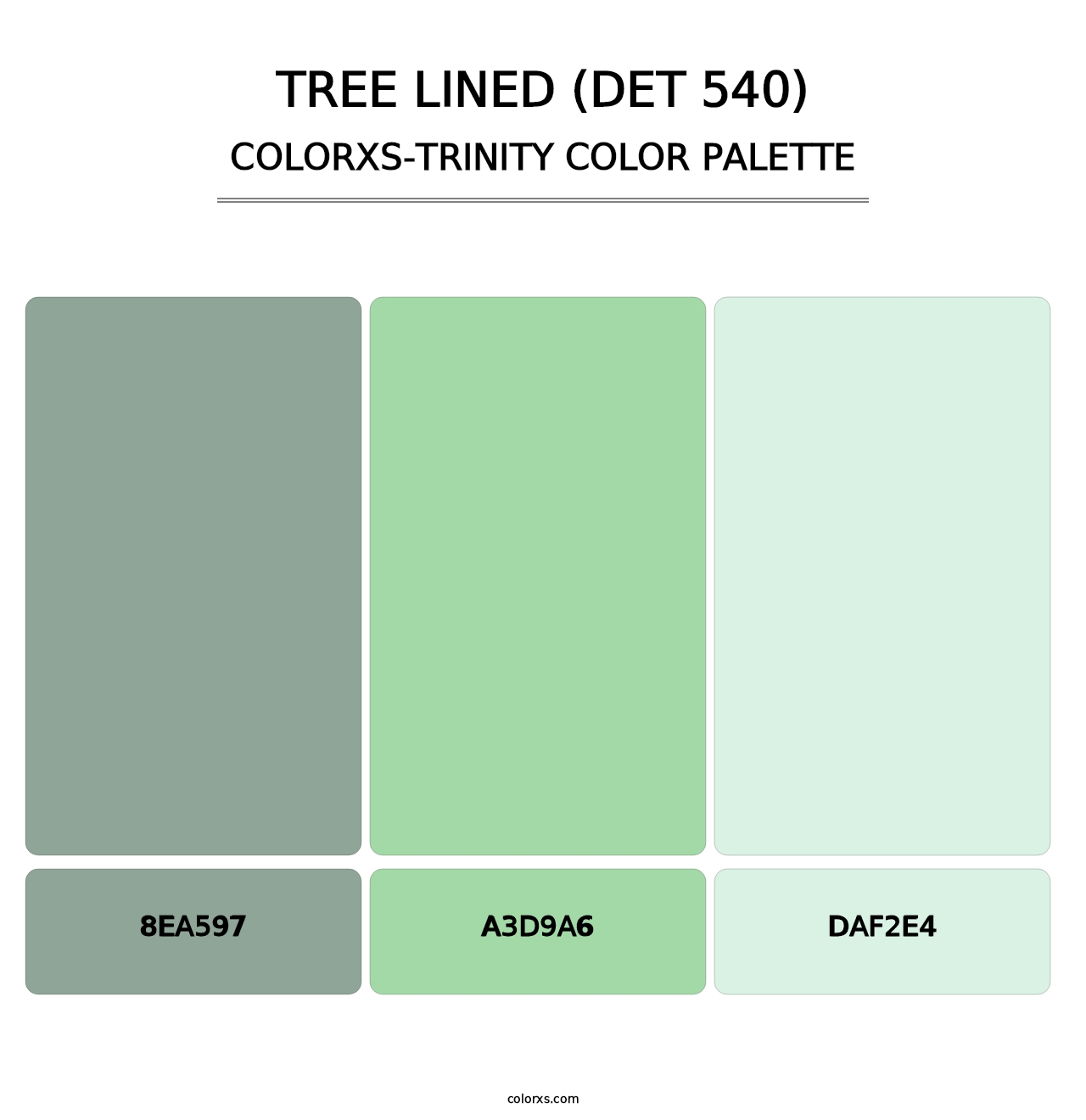 Tree Lined (DET 540) - Colorxs Trinity Palette