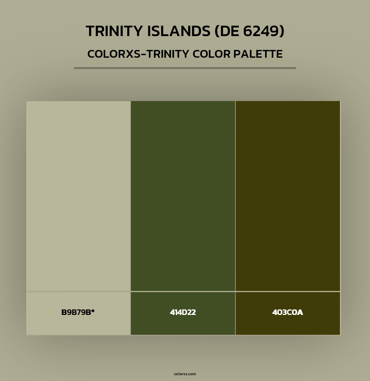 Trinity Islands (DE 6249) - Colorxs Trinity Palette