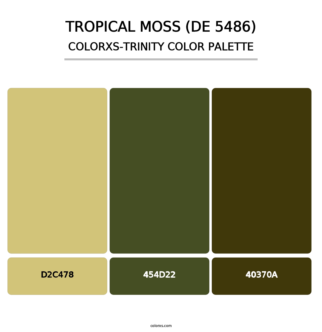 Tropical Moss (DE 5486) - Colorxs Trinity Palette