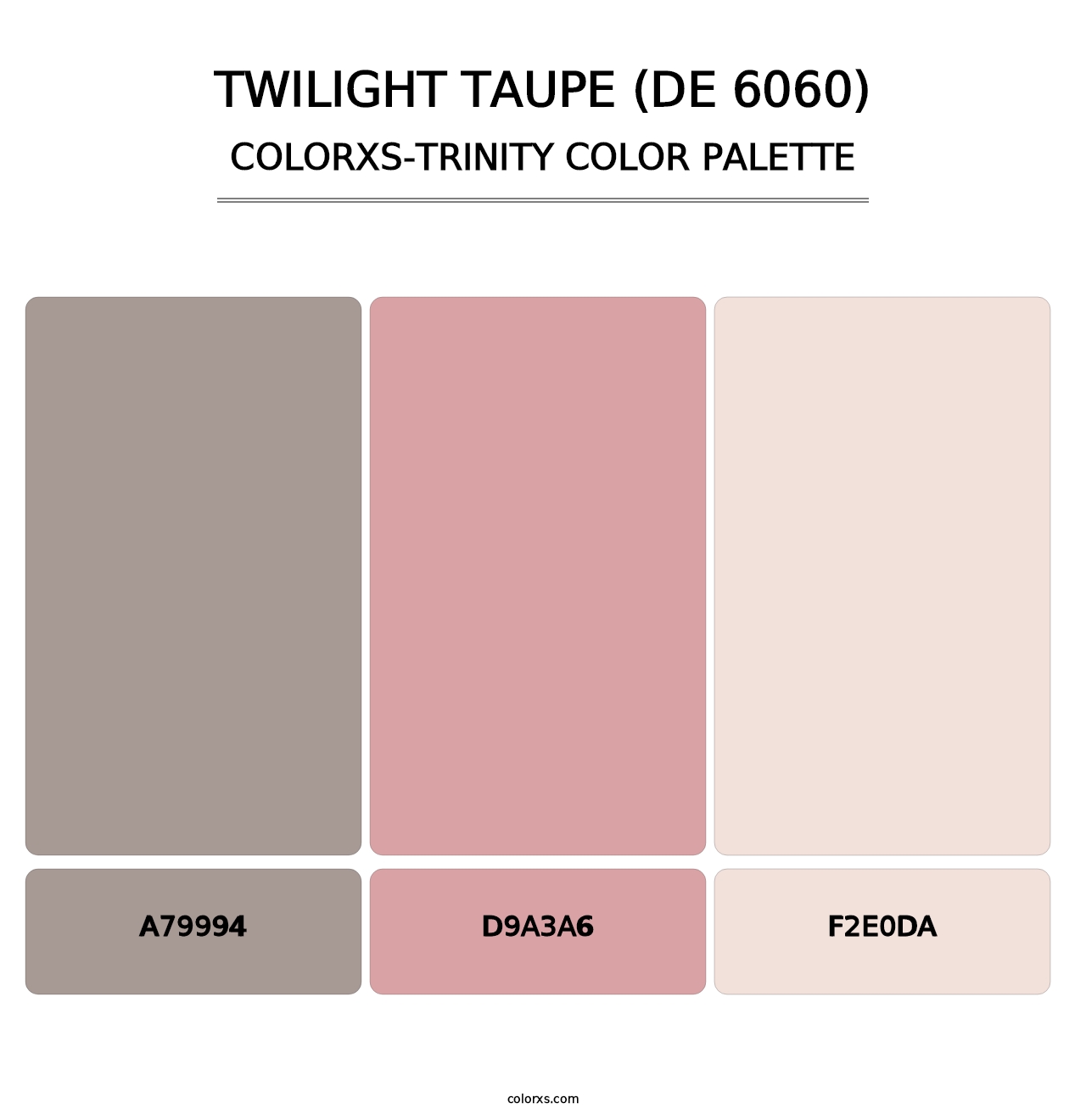 Twilight Taupe (DE 6060) - Colorxs Trinity Palette
