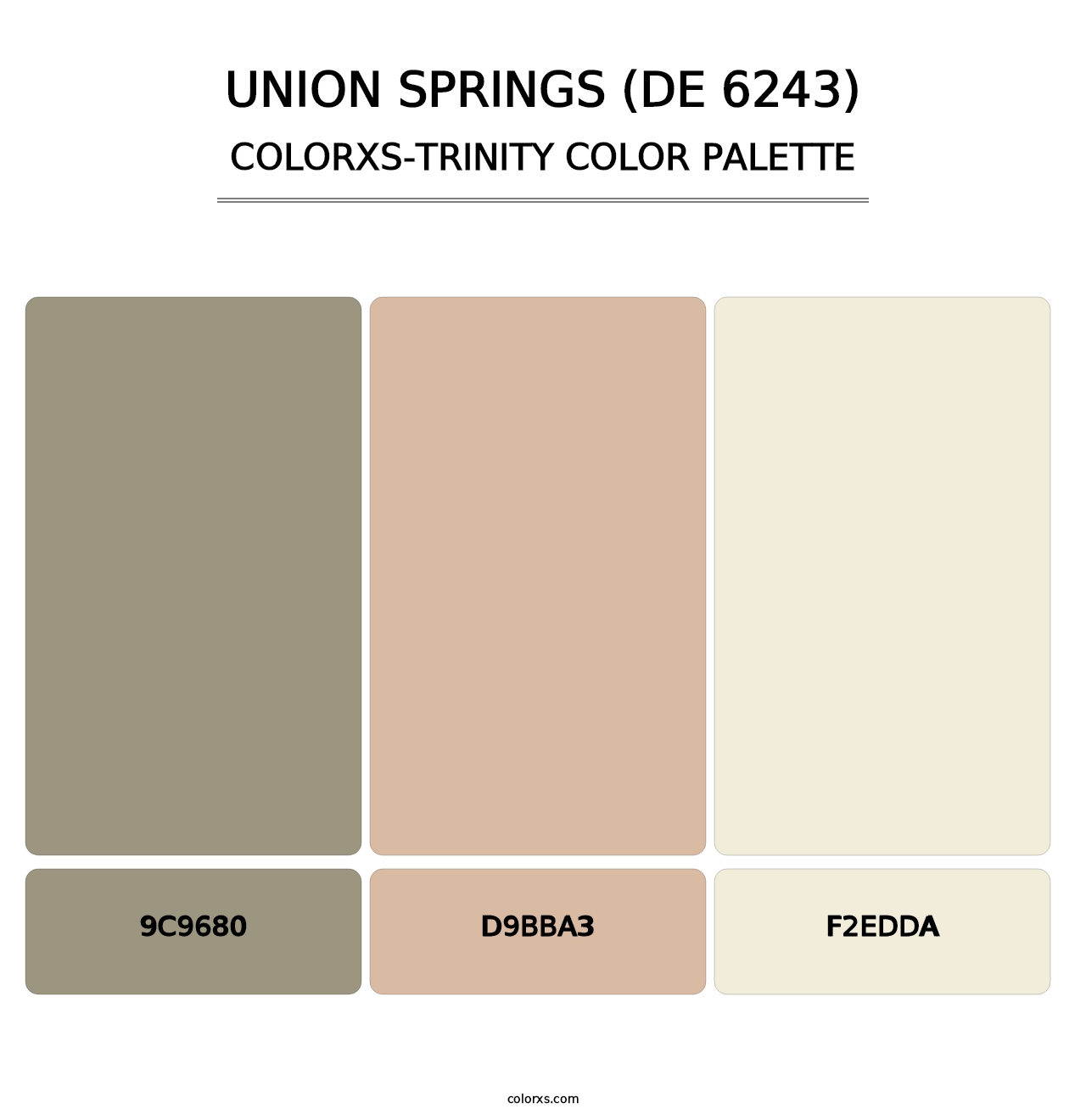 Union Springs (DE 6243) - Colorxs Trinity Palette