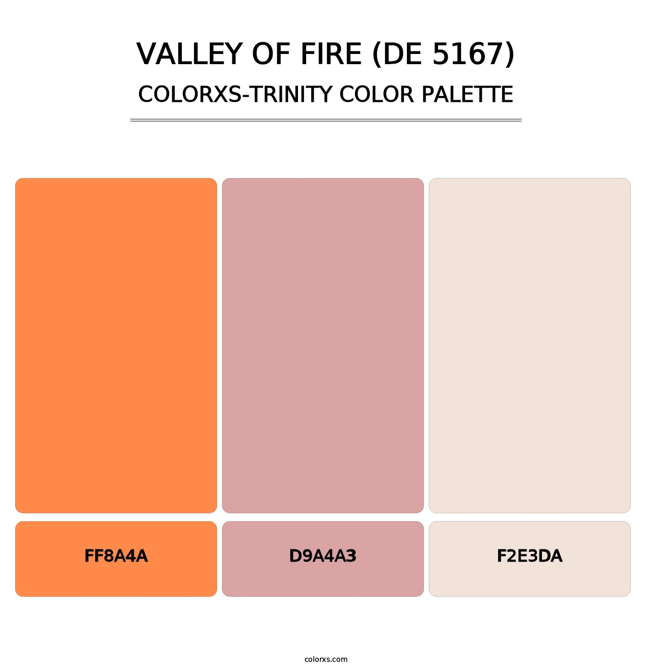 Valley of Fire (DE 5167) - Colorxs Trinity Palette