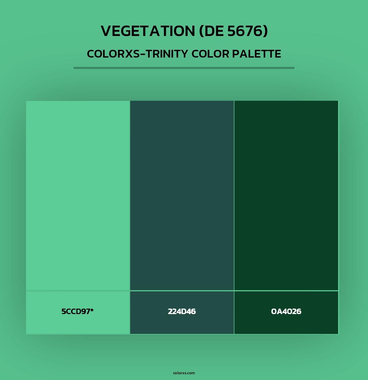 Vegetation (DE 5676) - Colorxs Trinity Palette