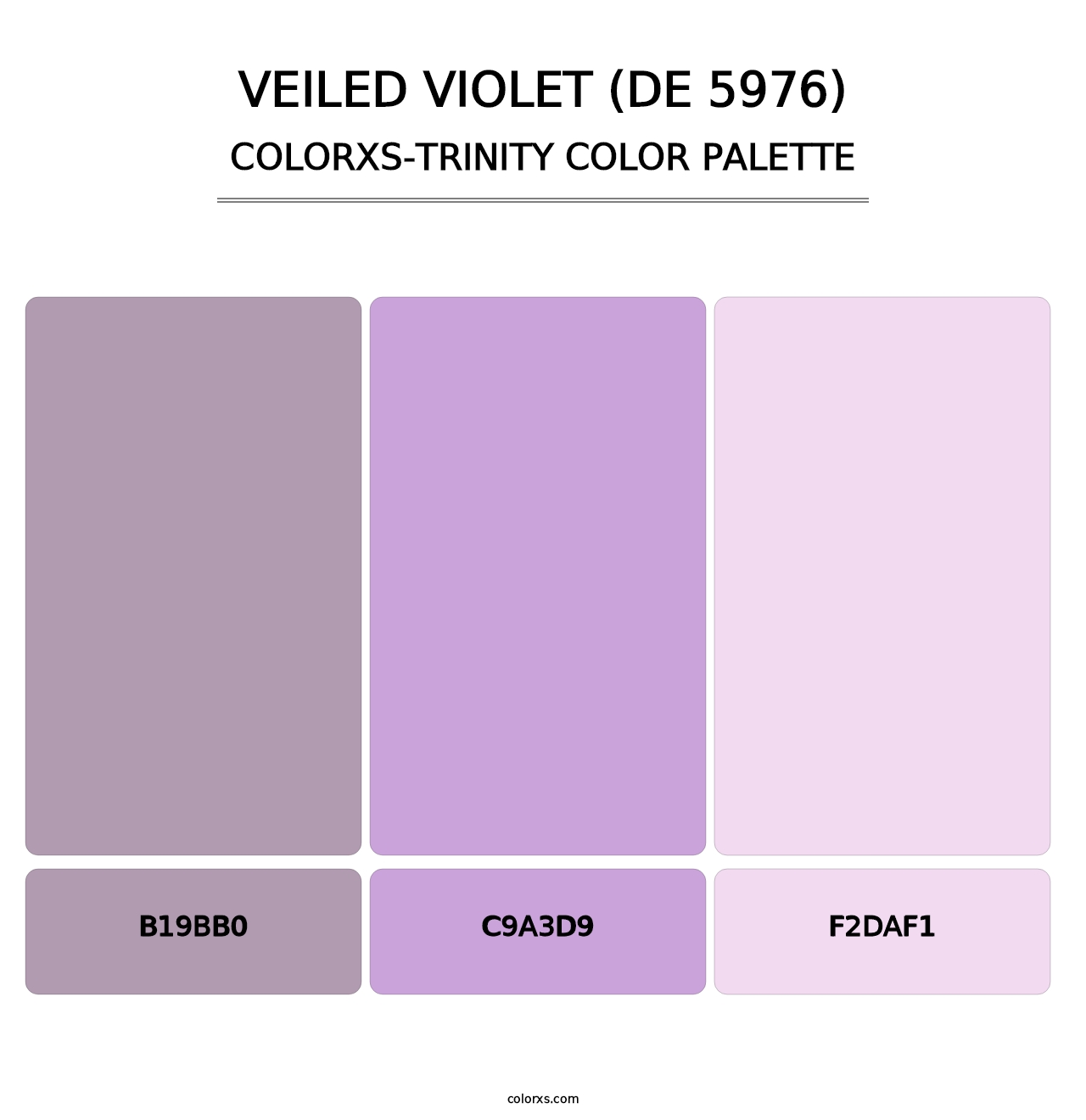 Veiled Violet (DE 5976) - Colorxs Trinity Palette