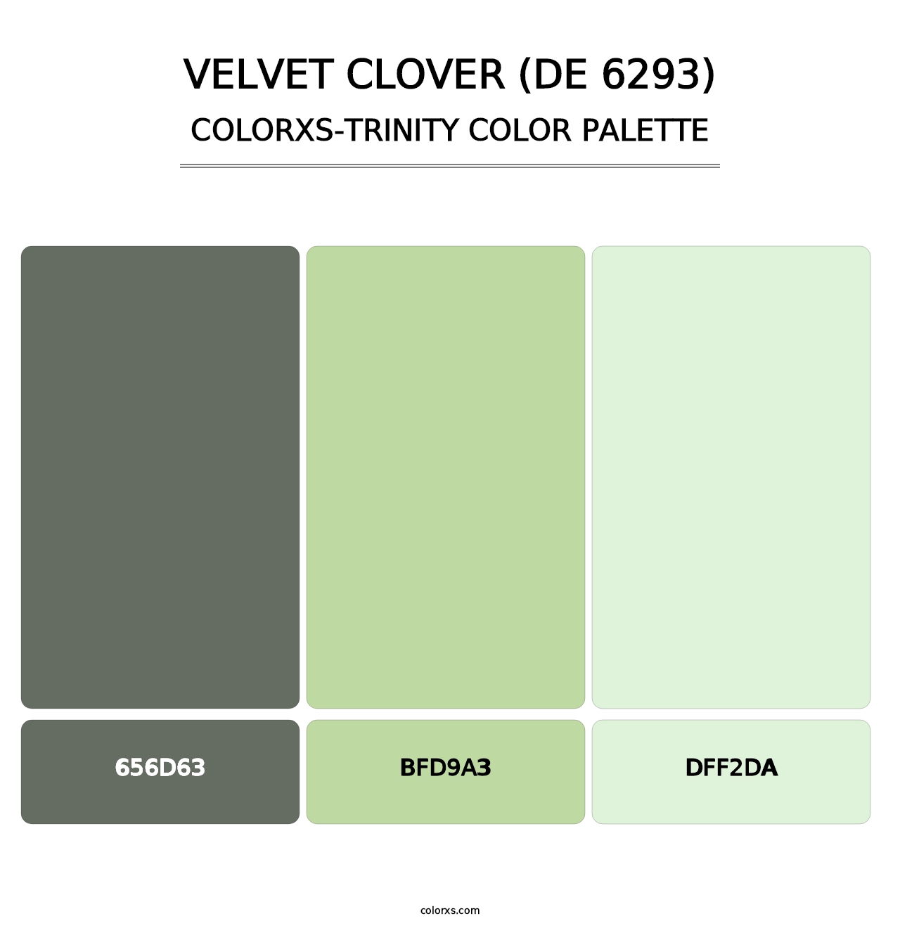 Velvet Clover (DE 6293) - Colorxs Trinity Palette