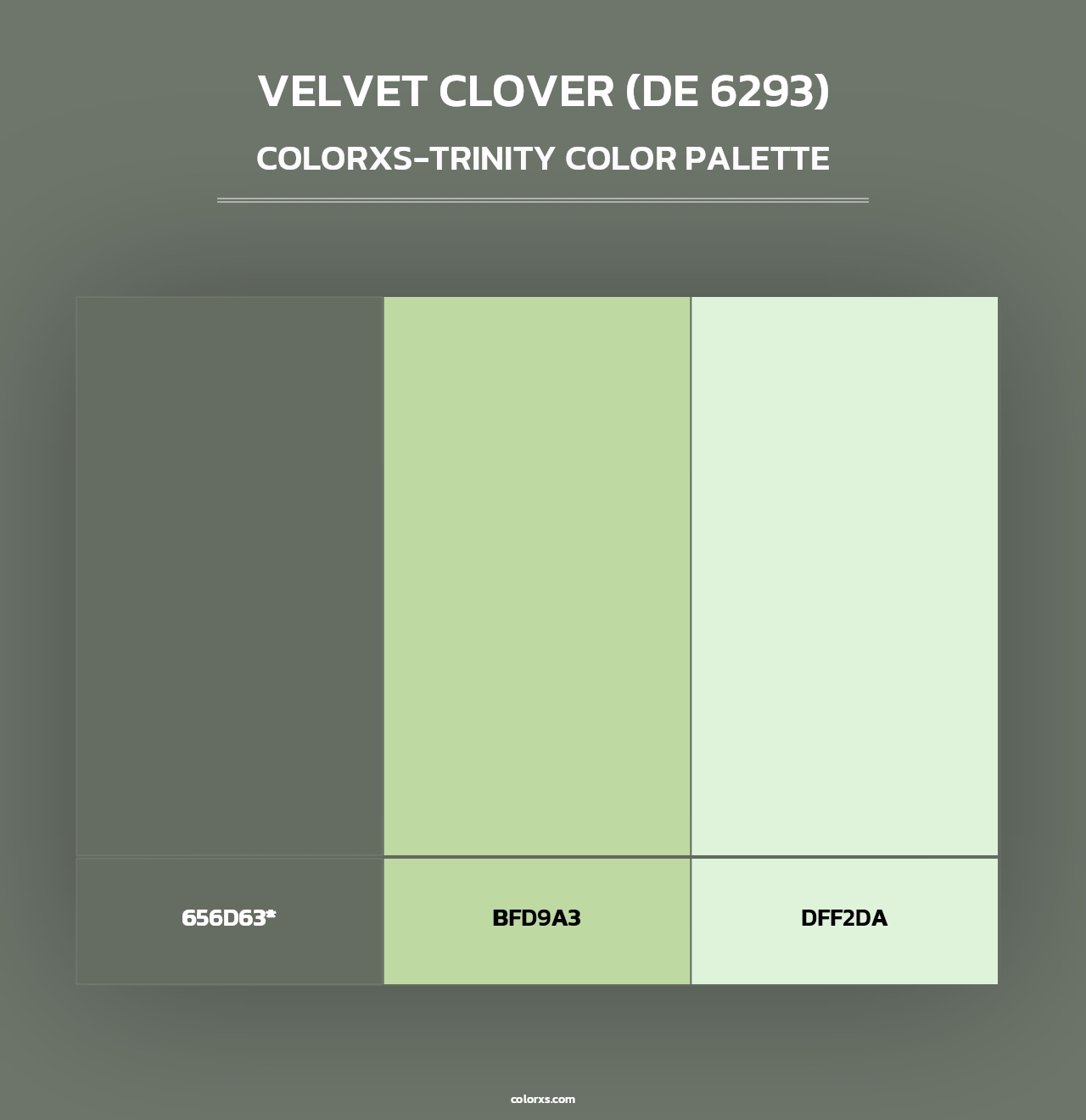Velvet Clover (DE 6293) - Colorxs Trinity Palette