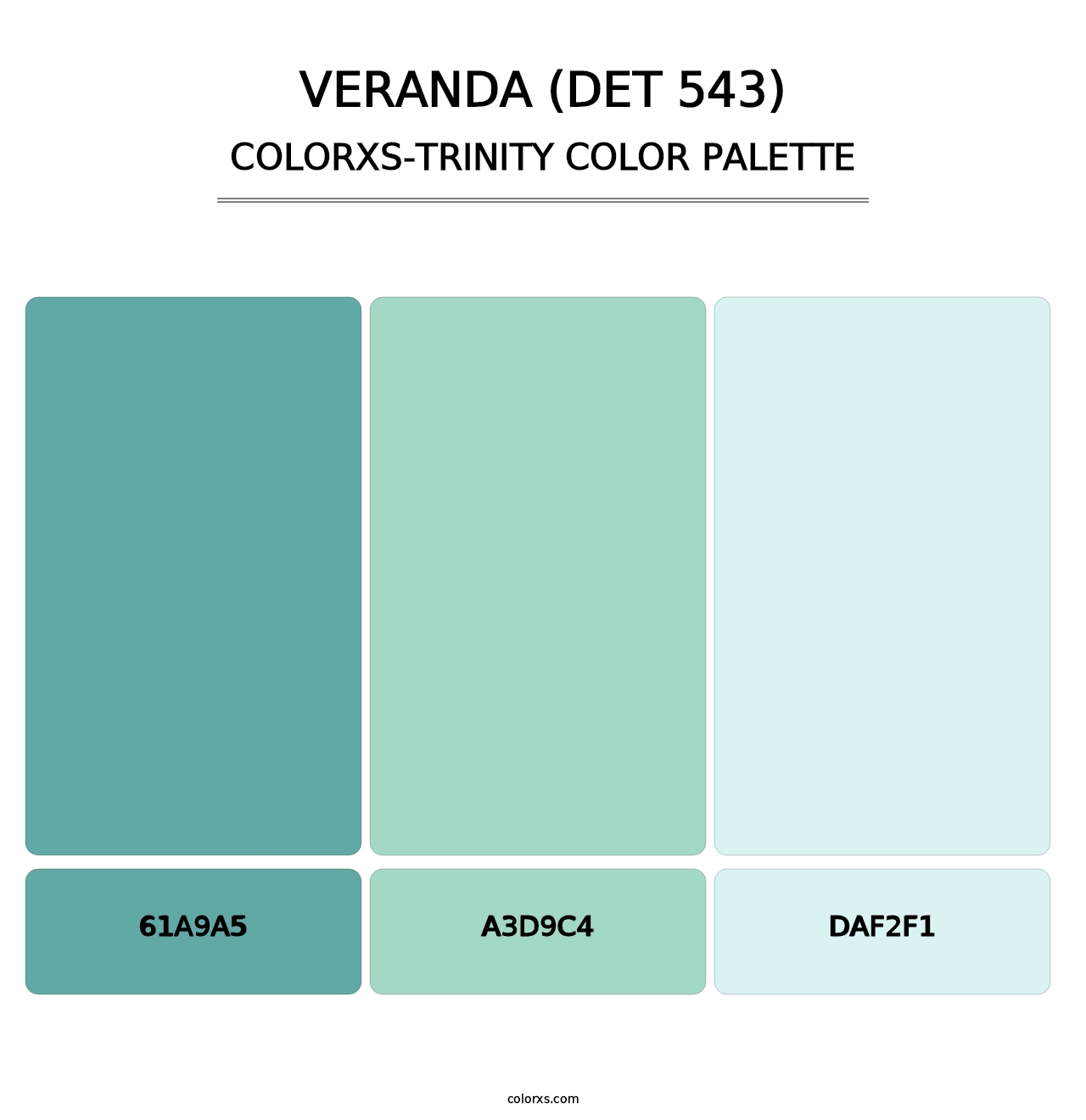 Veranda (DET 543) - Colorxs Trinity Palette