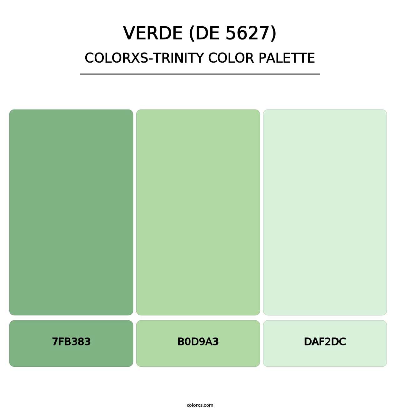 Verde (DE 5627) - Colorxs Trinity Palette