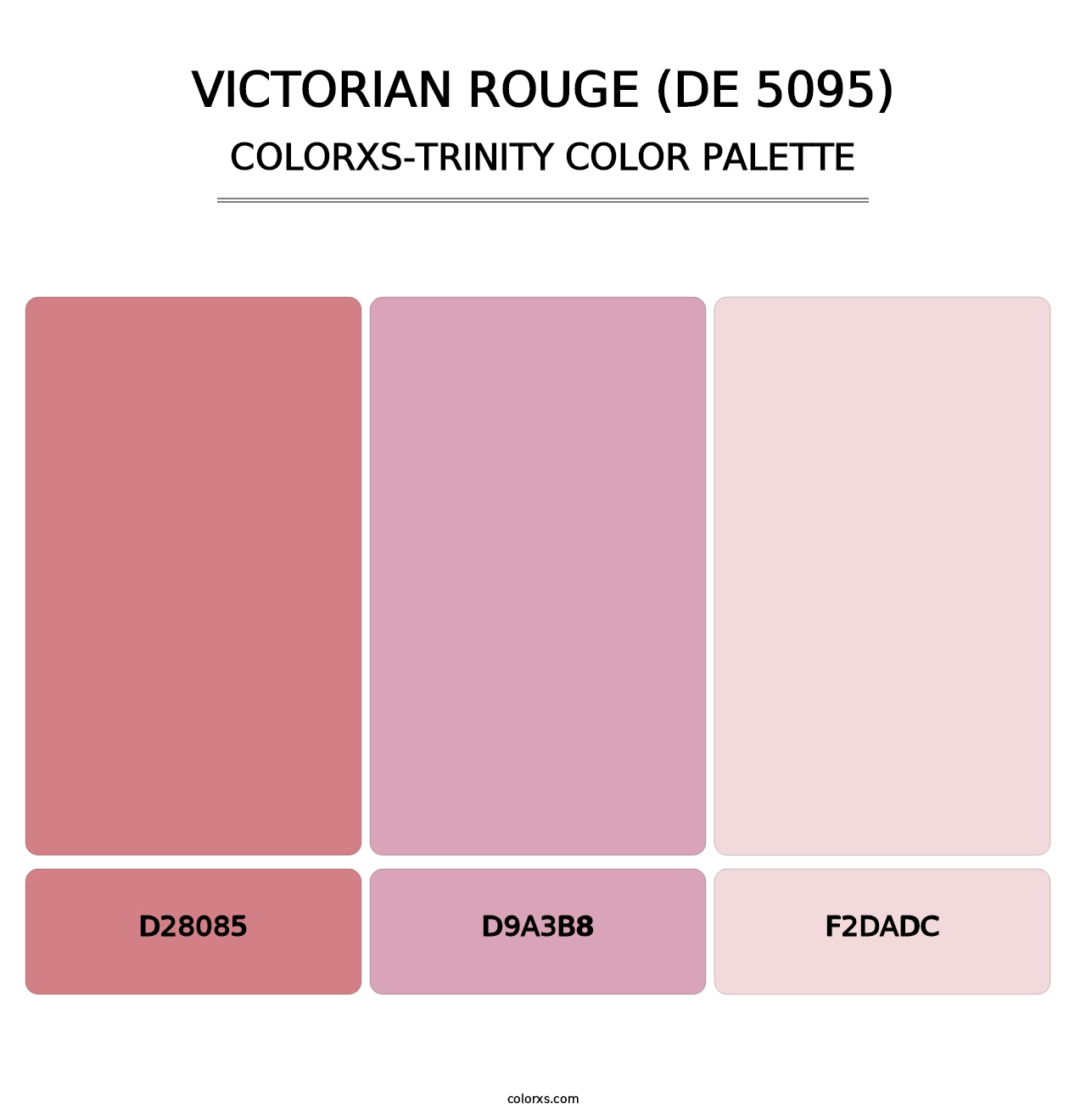 Victorian Rouge (DE 5095) - Colorxs Trinity Palette