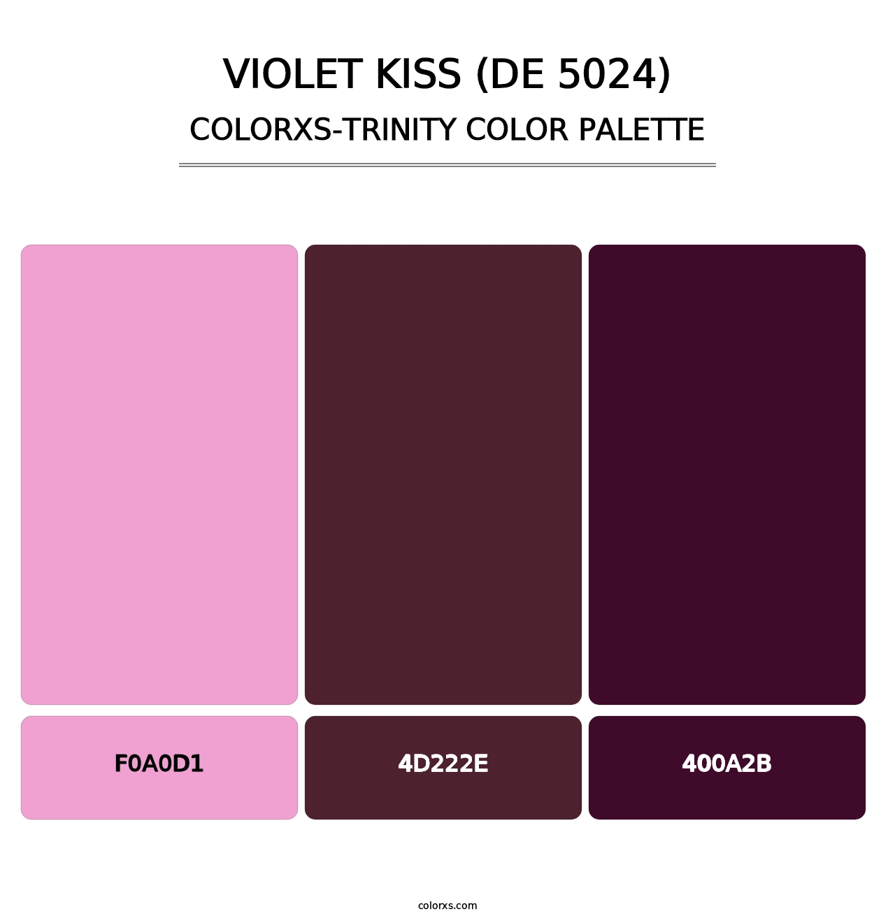 Violet Kiss (DE 5024) - Colorxs Trinity Palette