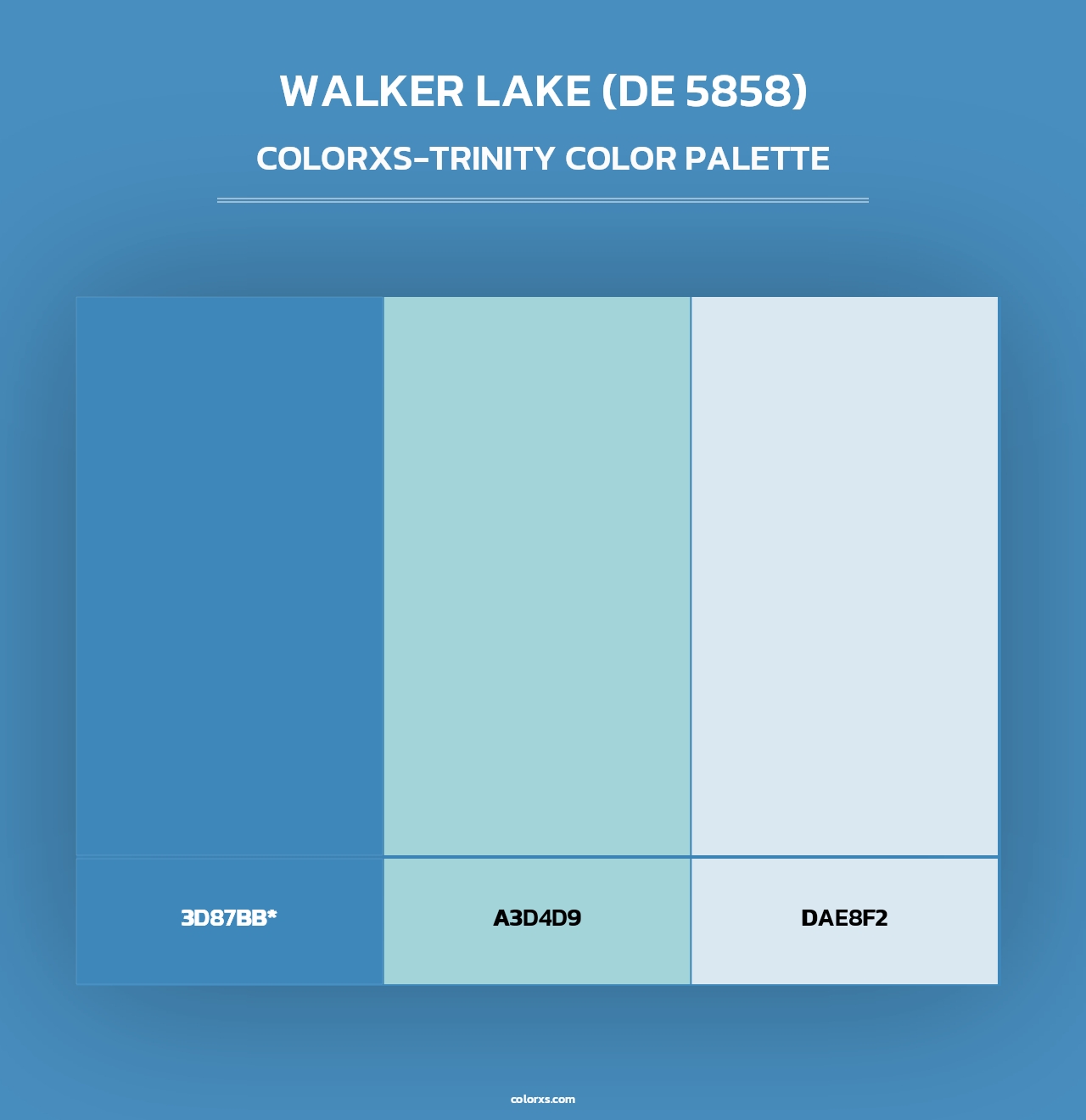 Walker Lake (DE 5858) - Colorxs Trinity Palette