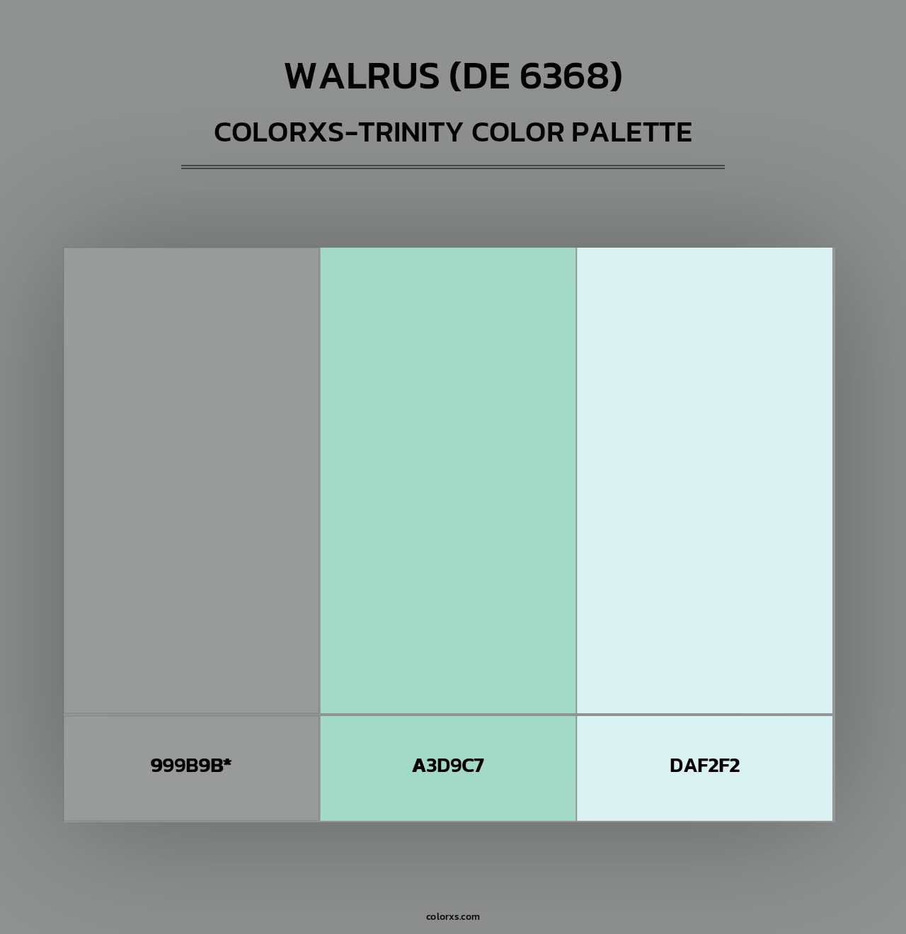 Walrus (DE 6368) - Colorxs Trinity Palette