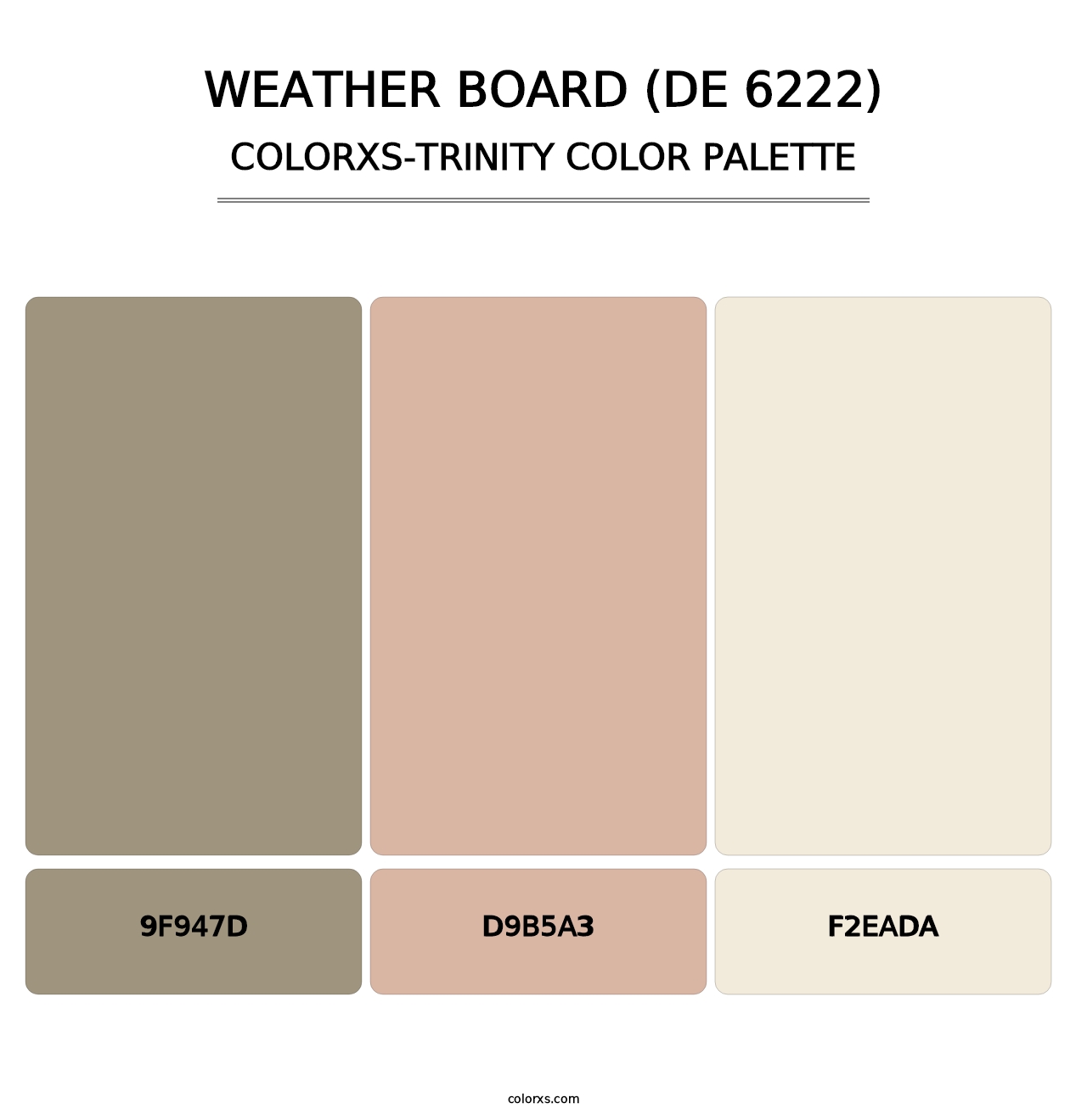 Weather Board (DE 6222) - Colorxs Trinity Palette