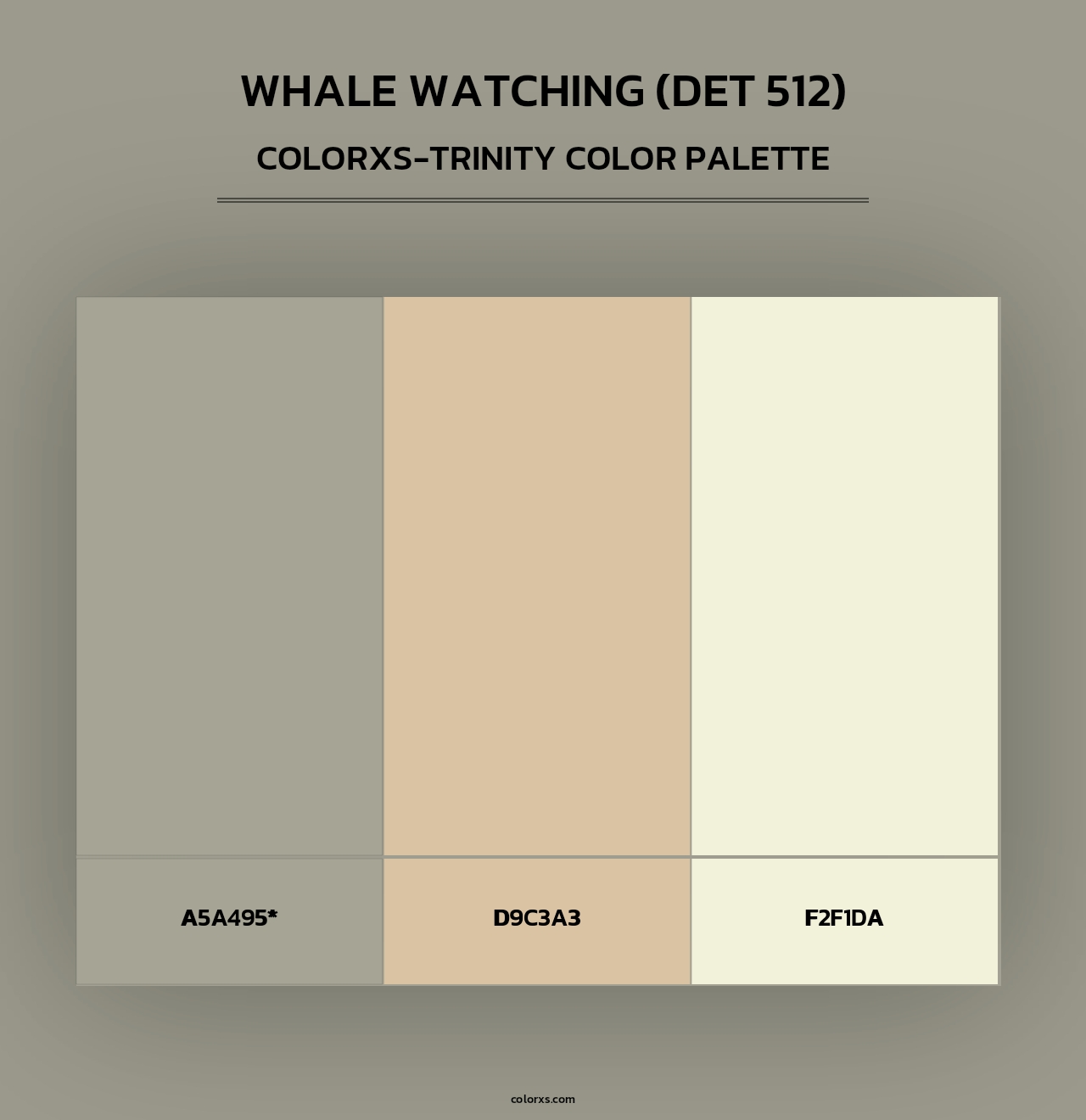 Whale Watching (DET 512) - Colorxs Trinity Palette