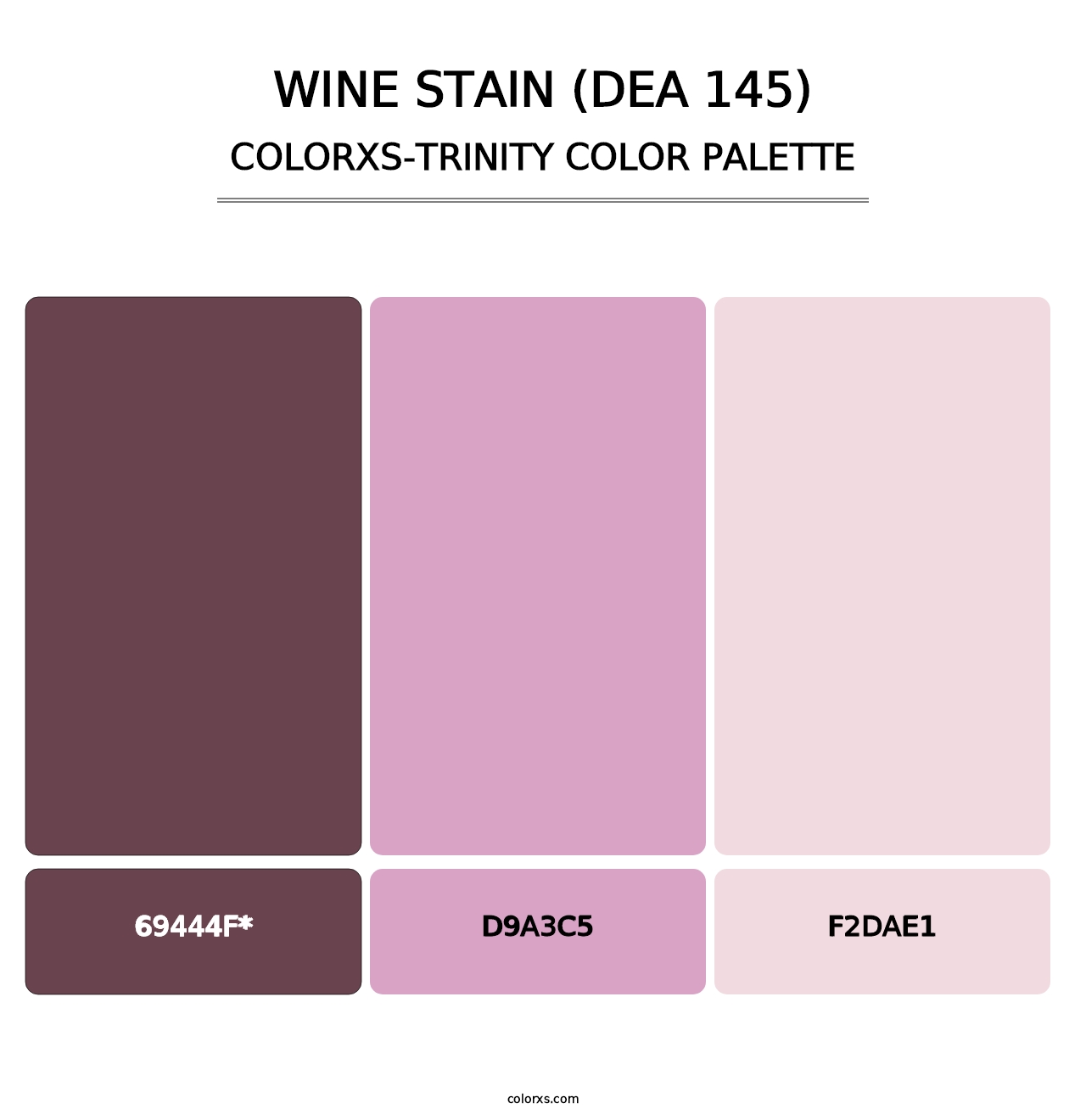 Wine Stain (DEA 145) - Colorxs Trinity Palette