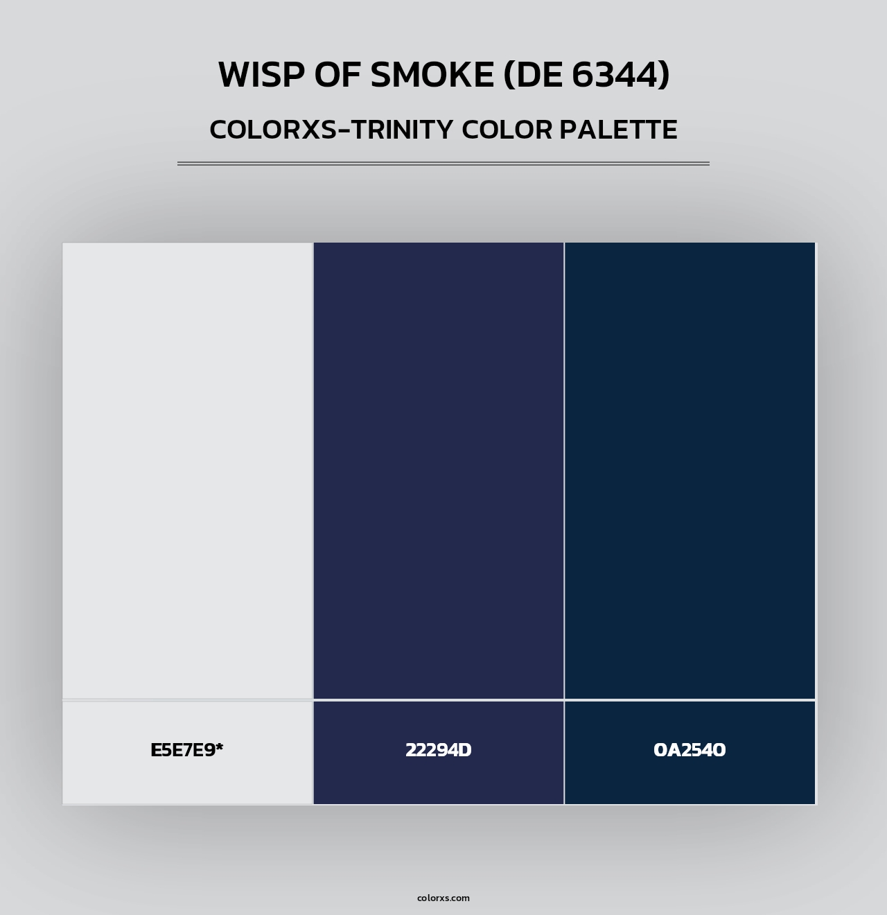 Wisp of Smoke (DE 6344) - Colorxs Trinity Palette