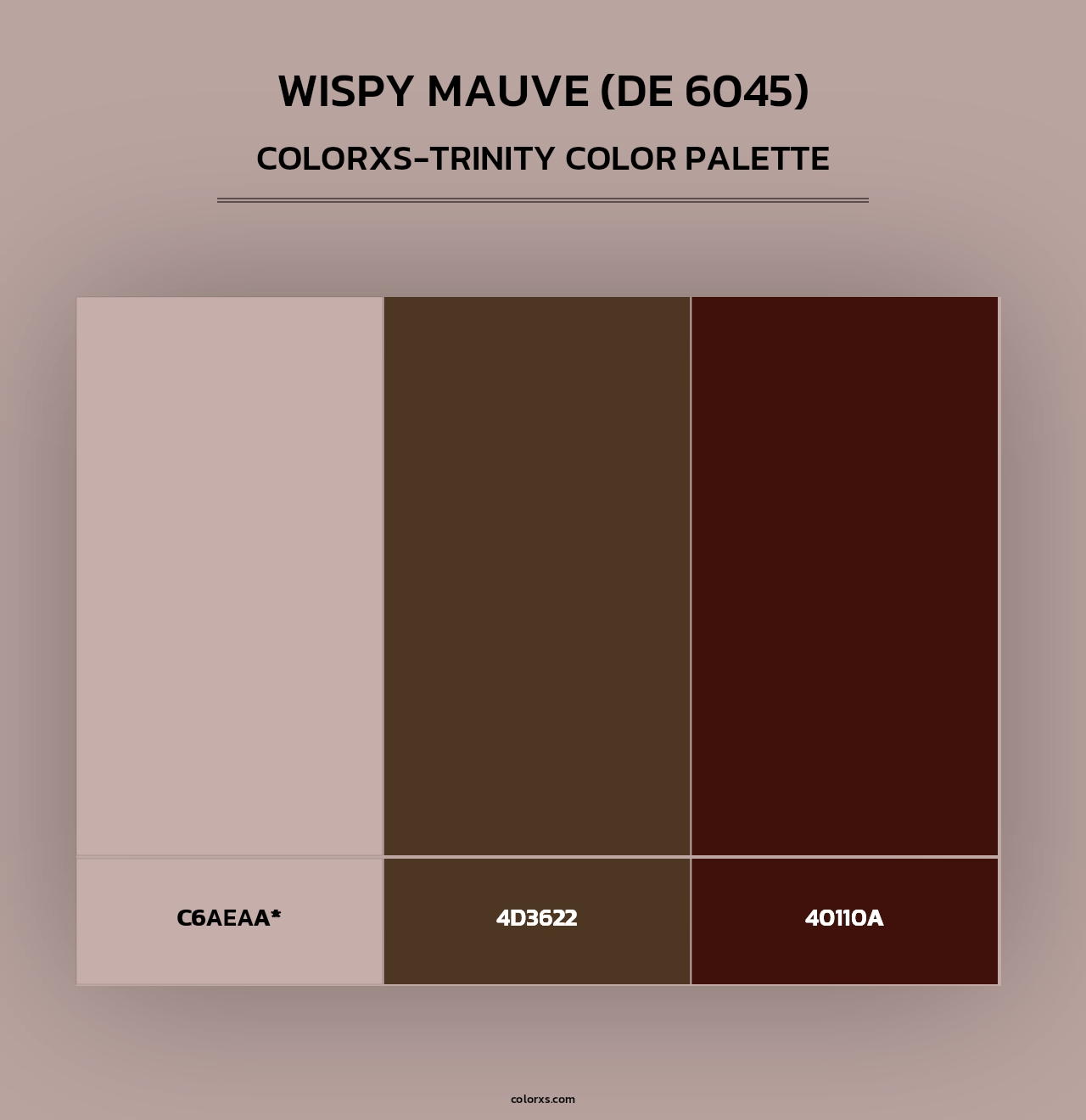 Wispy Mauve (DE 6045) - Colorxs Trinity Palette