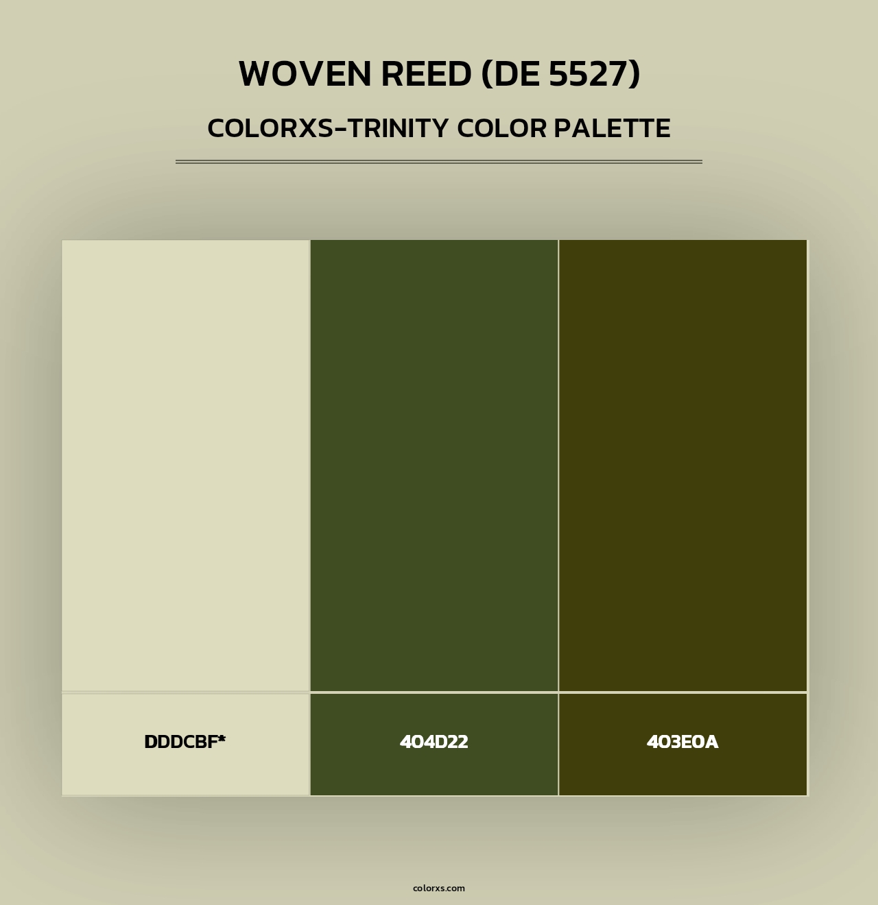 Woven Reed (DE 5527) - Colorxs Trinity Palette