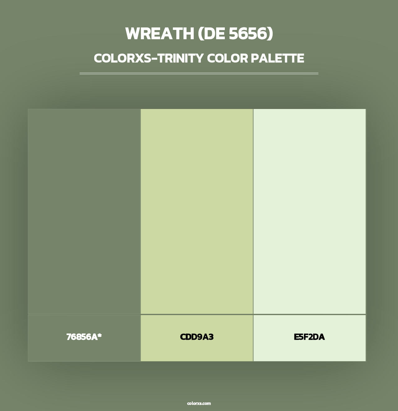 Wreath (DE 5656) - Colorxs Trinity Palette