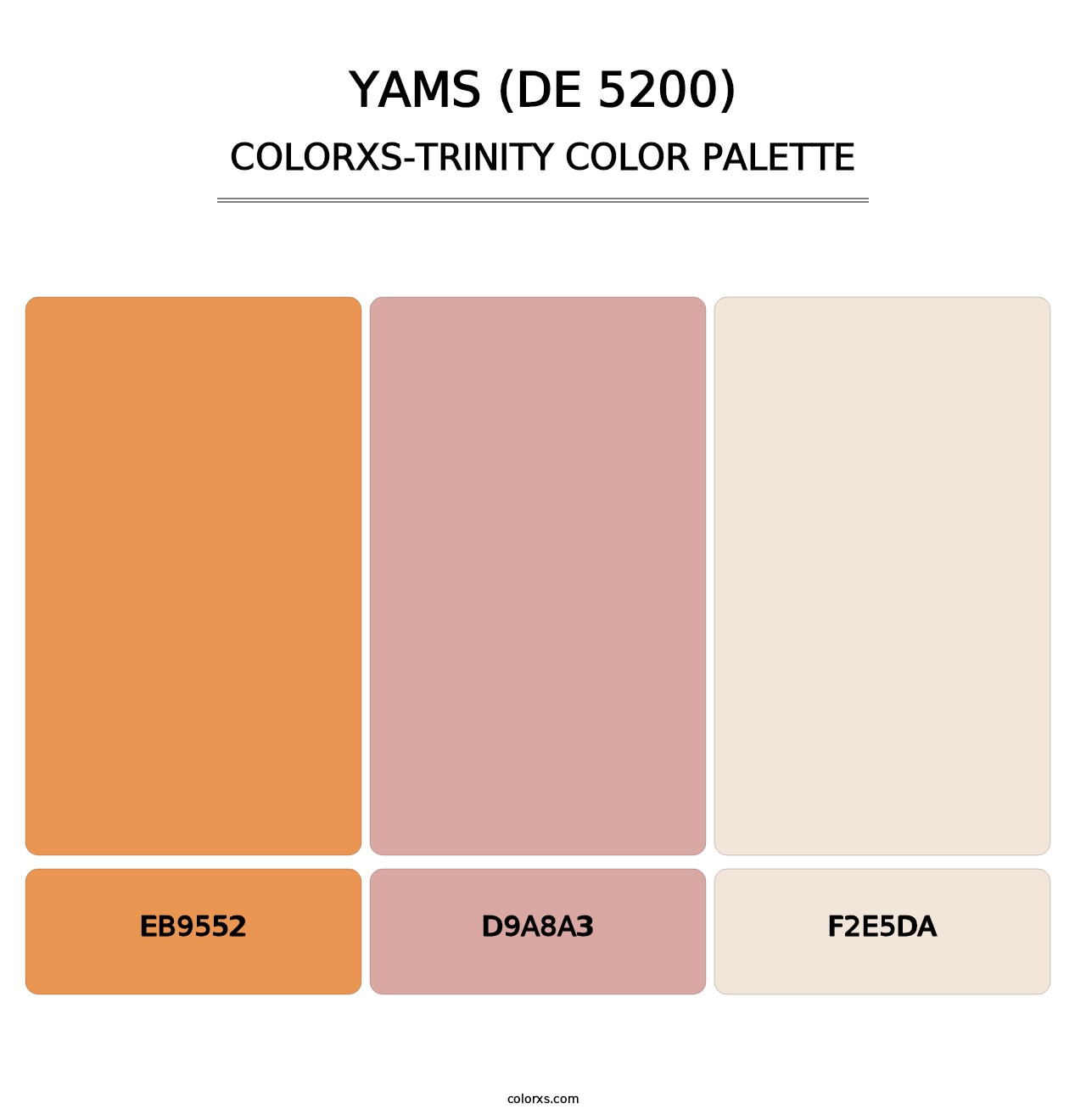 Yams (DE 5200) - Colorxs Trinity Palette