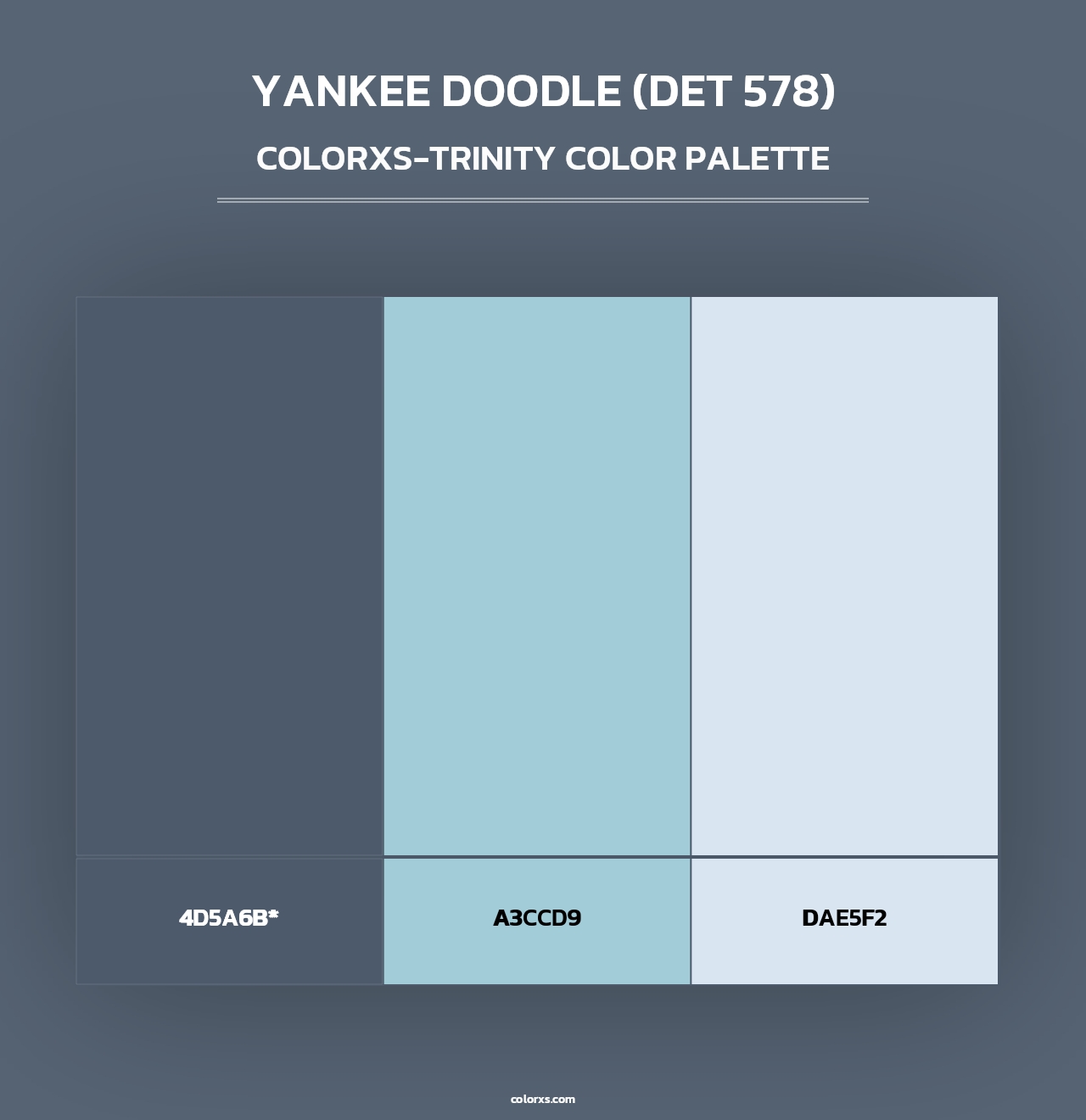 Yankee Doodle (DET 578) - Colorxs Trinity Palette
