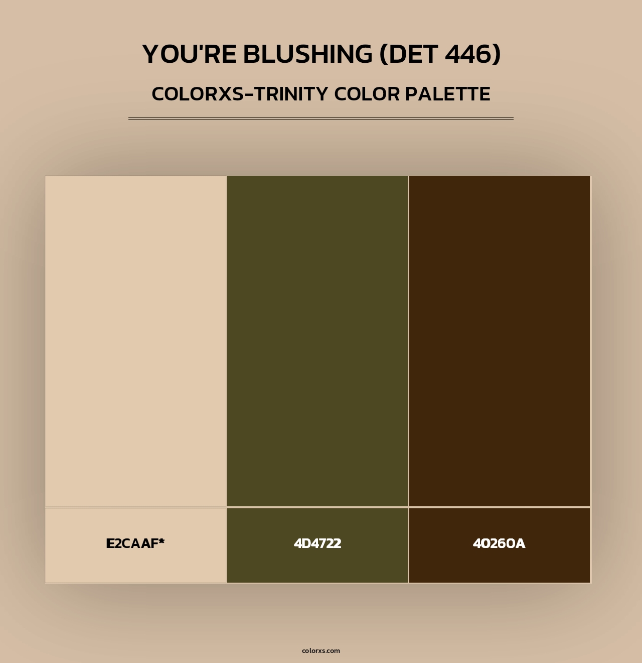 You're Blushing (DET 446) - Colorxs Trinity Palette