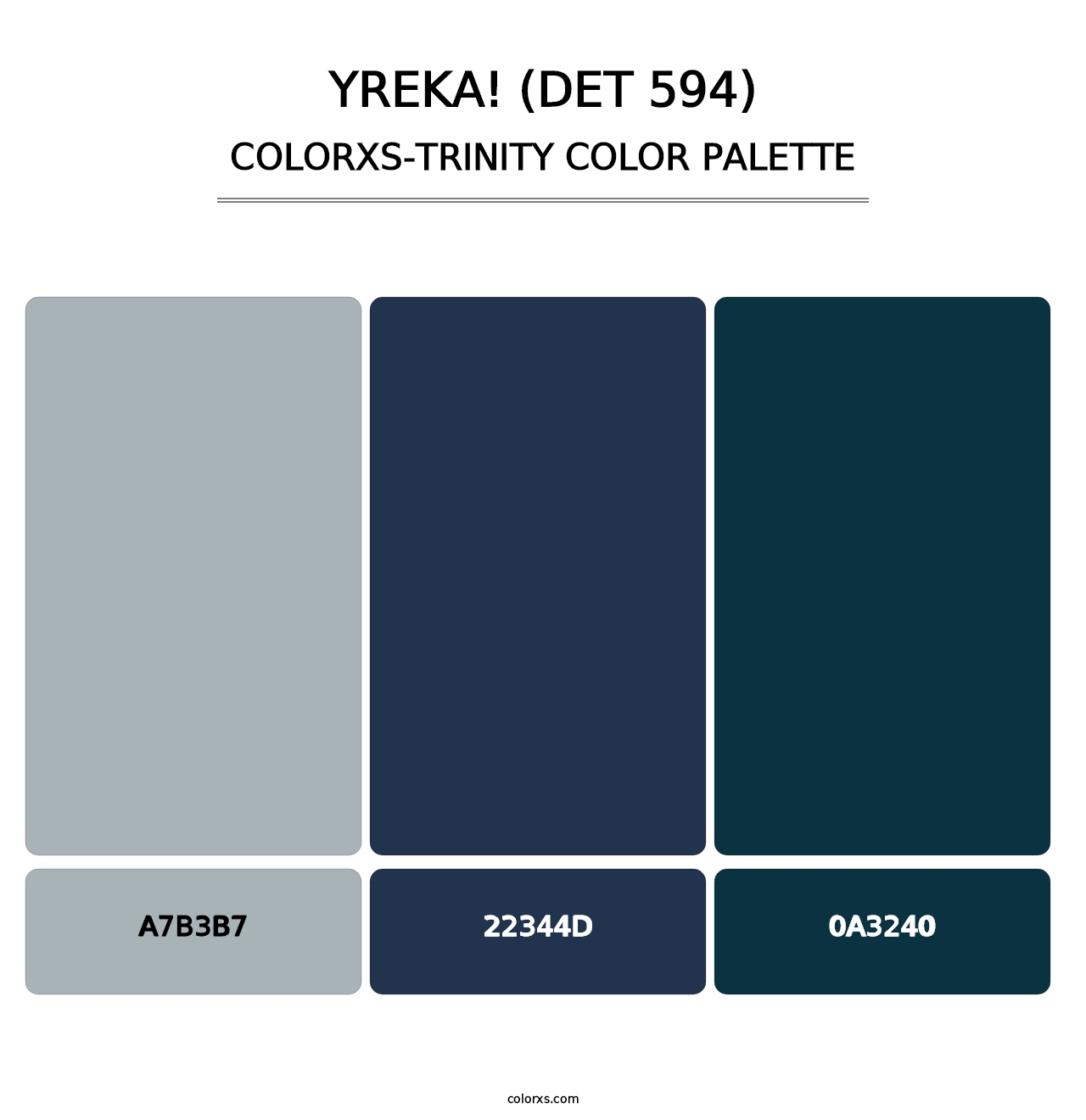 Yreka! (DET 594) - Colorxs Trinity Palette