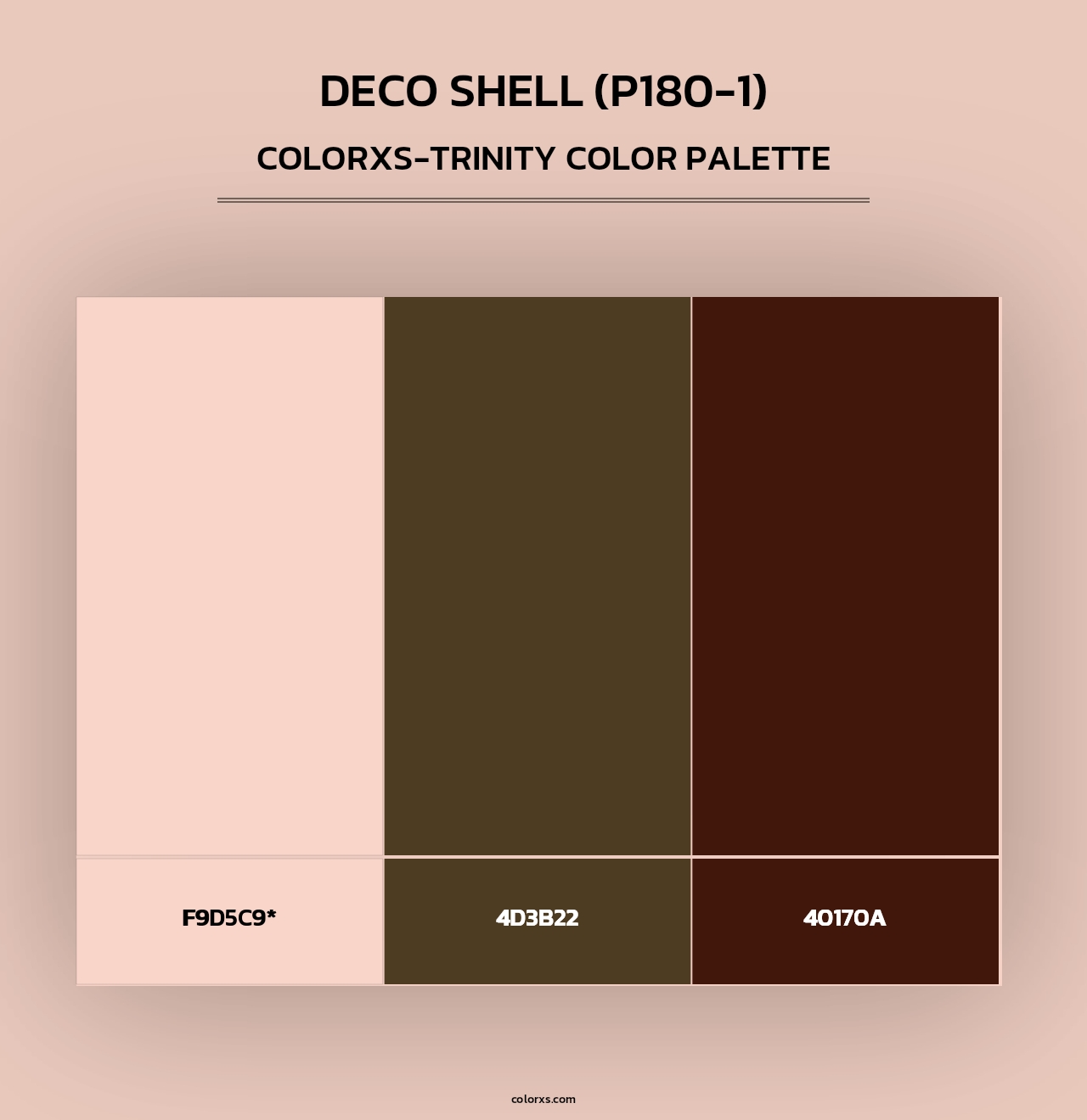 Deco Shell (P180-1) - Colorxs Trinity Palette