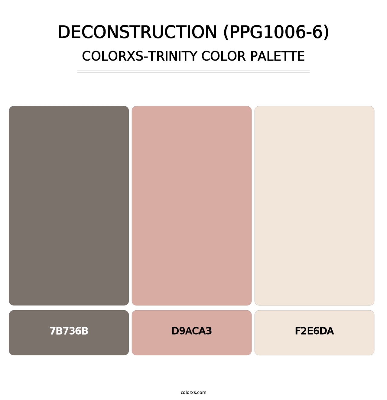 Deconstruction (PPG1006-6) - Colorxs Trinity Palette