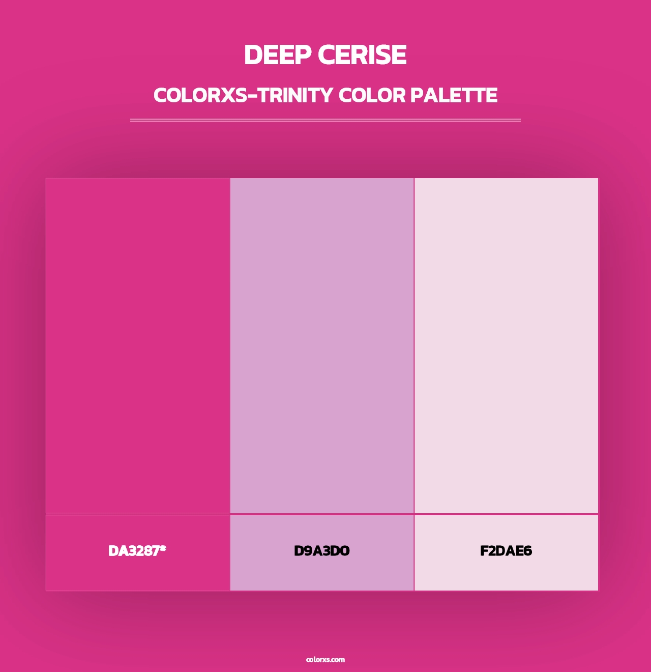 Deep Cerise - Colorxs Trinity Palette