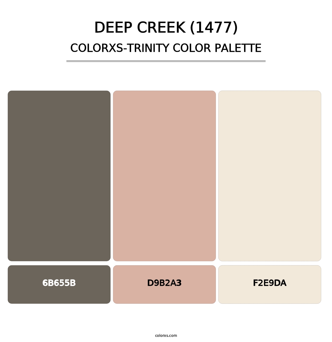 Deep Creek (1477) - Colorxs Trinity Palette