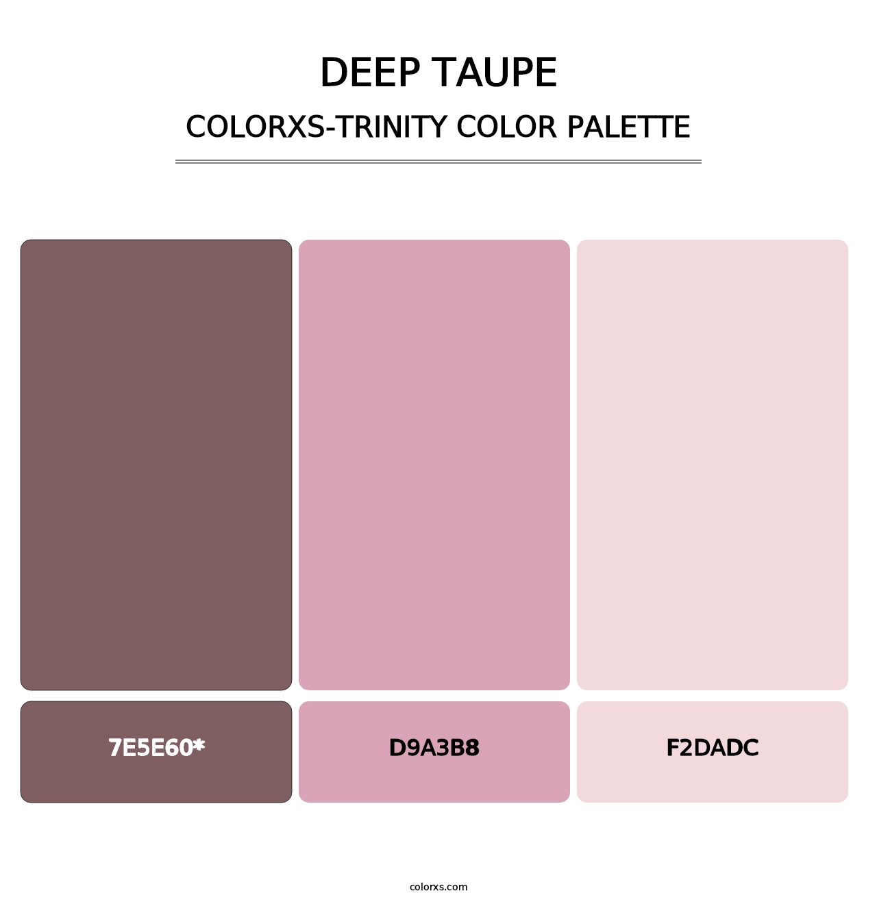 Deep Taupe - Colorxs Trinity Palette