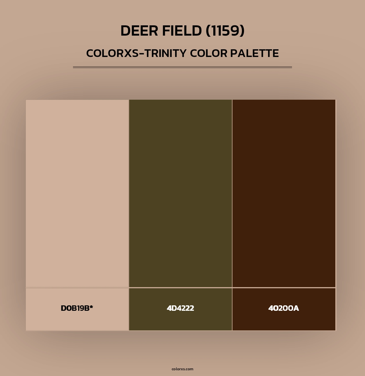 Deer Field (1159) - Colorxs Trinity Palette