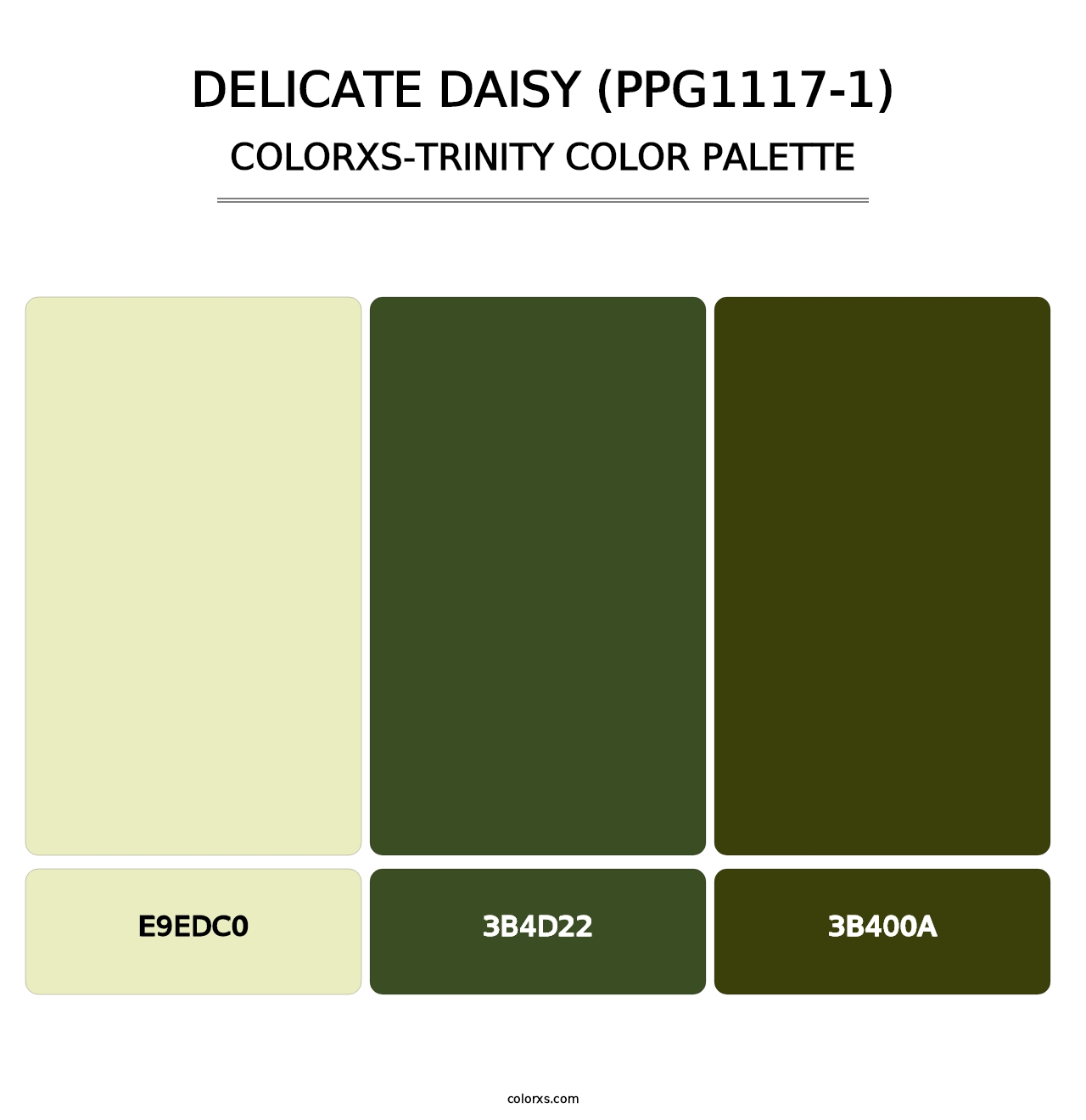 Delicate Daisy (PPG1117-1) - Colorxs Trinity Palette