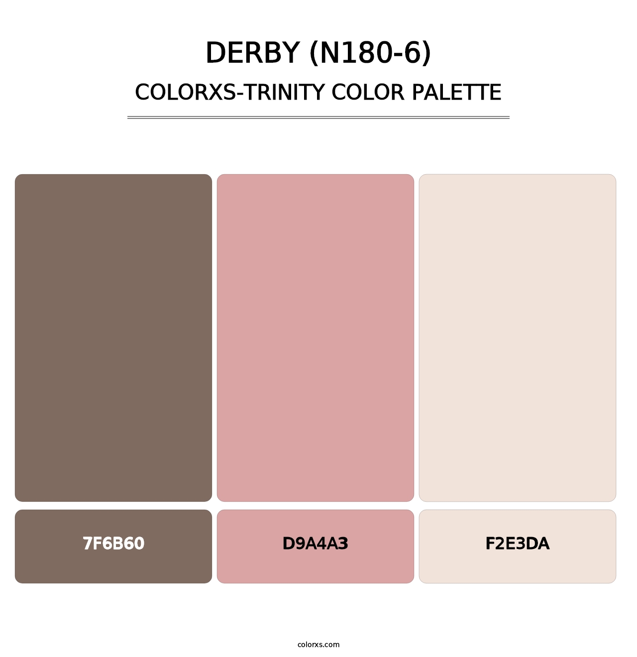 Derby (N180-6) - Colorxs Trinity Palette