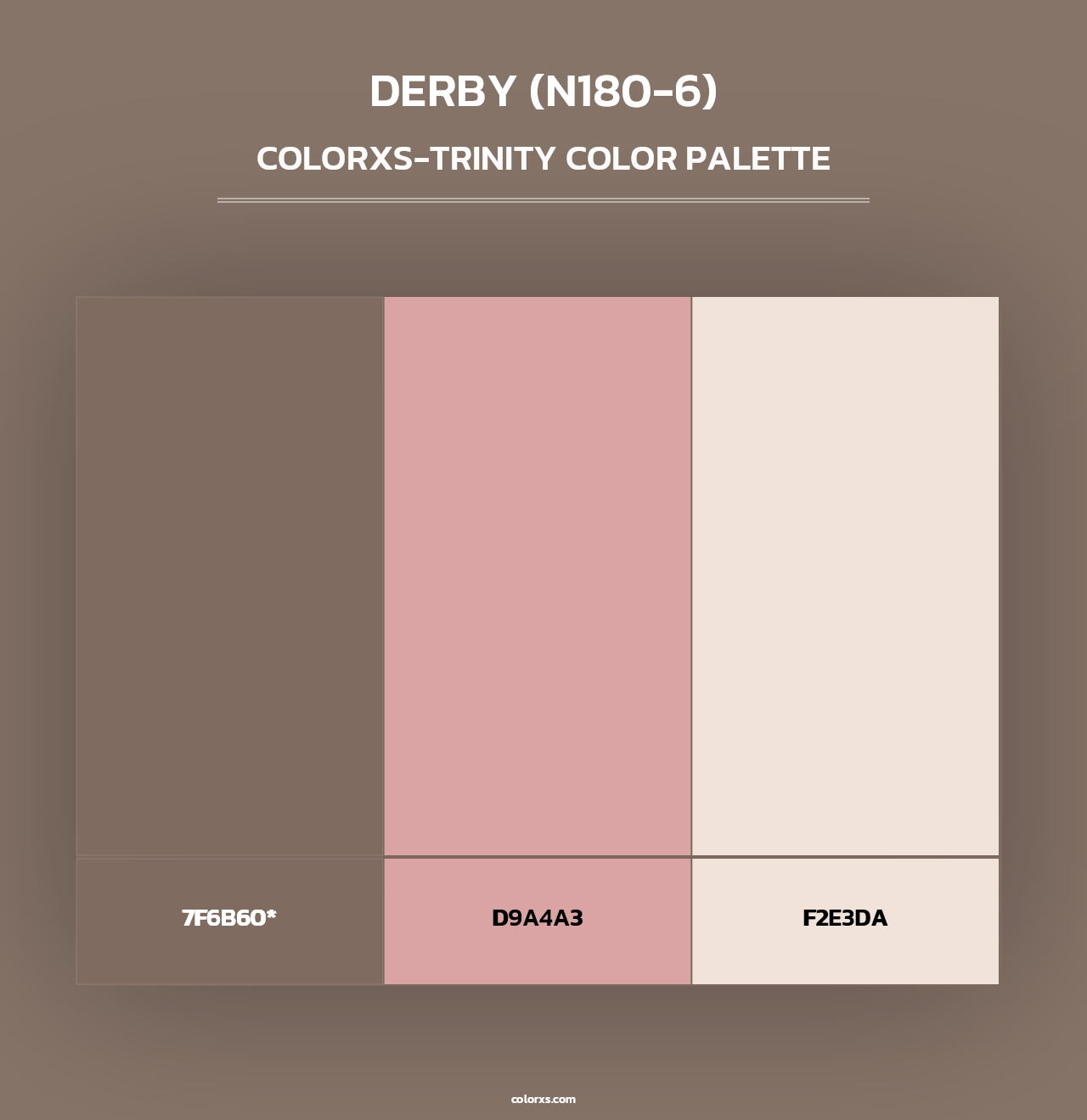 Derby (N180-6) - Colorxs Trinity Palette