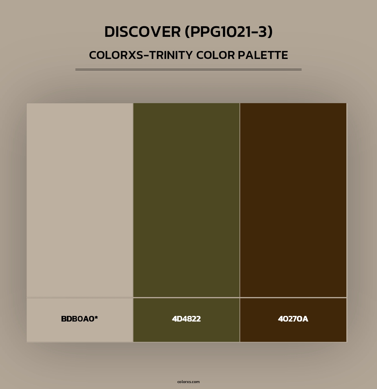 Discover (PPG1021-3) - Colorxs Trinity Palette