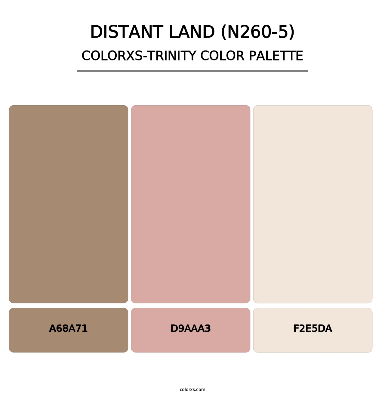 Distant Land (N260-5) - Colorxs Trinity Palette
