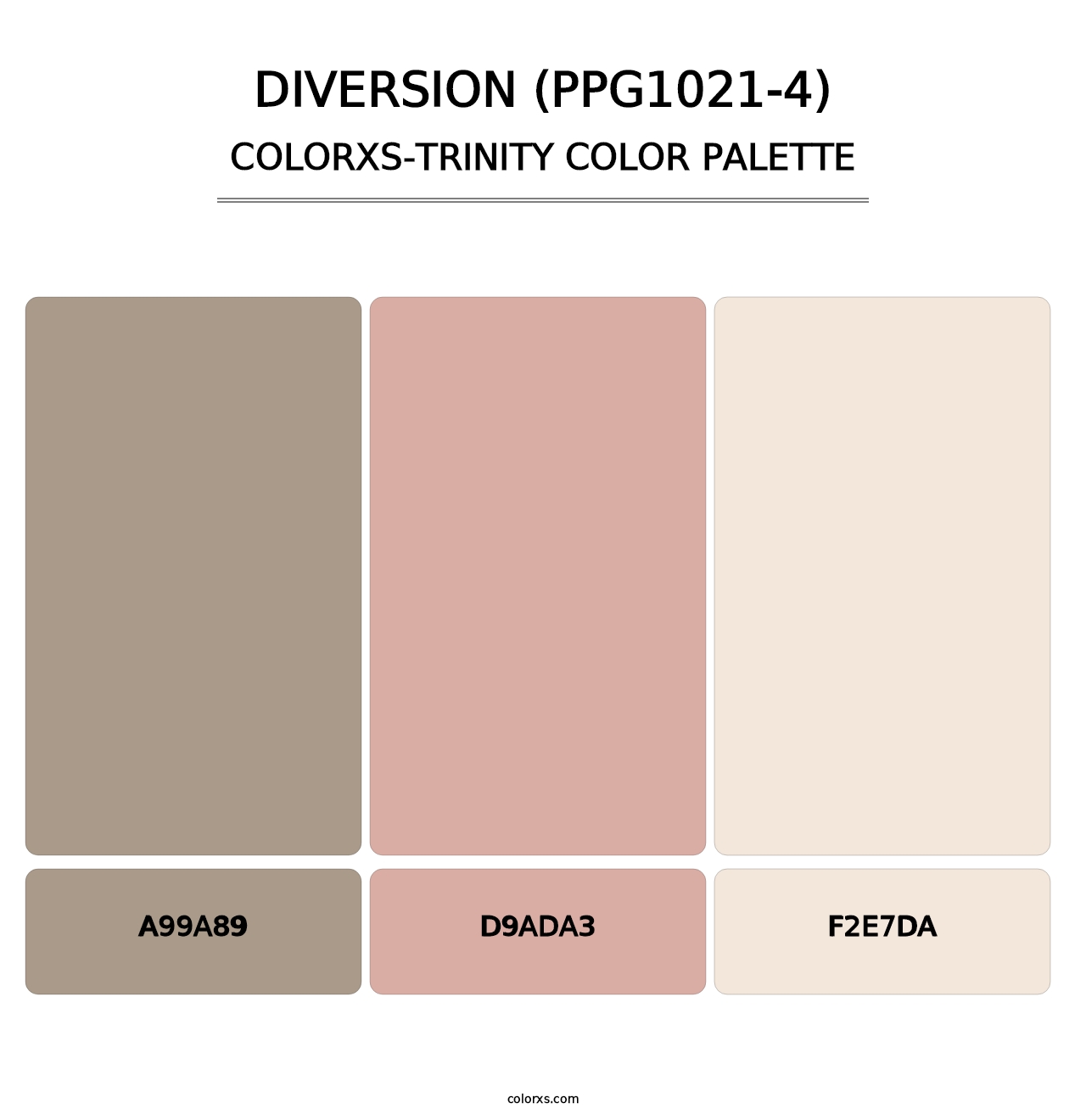 Diversion (PPG1021-4) - Colorxs Trinity Palette