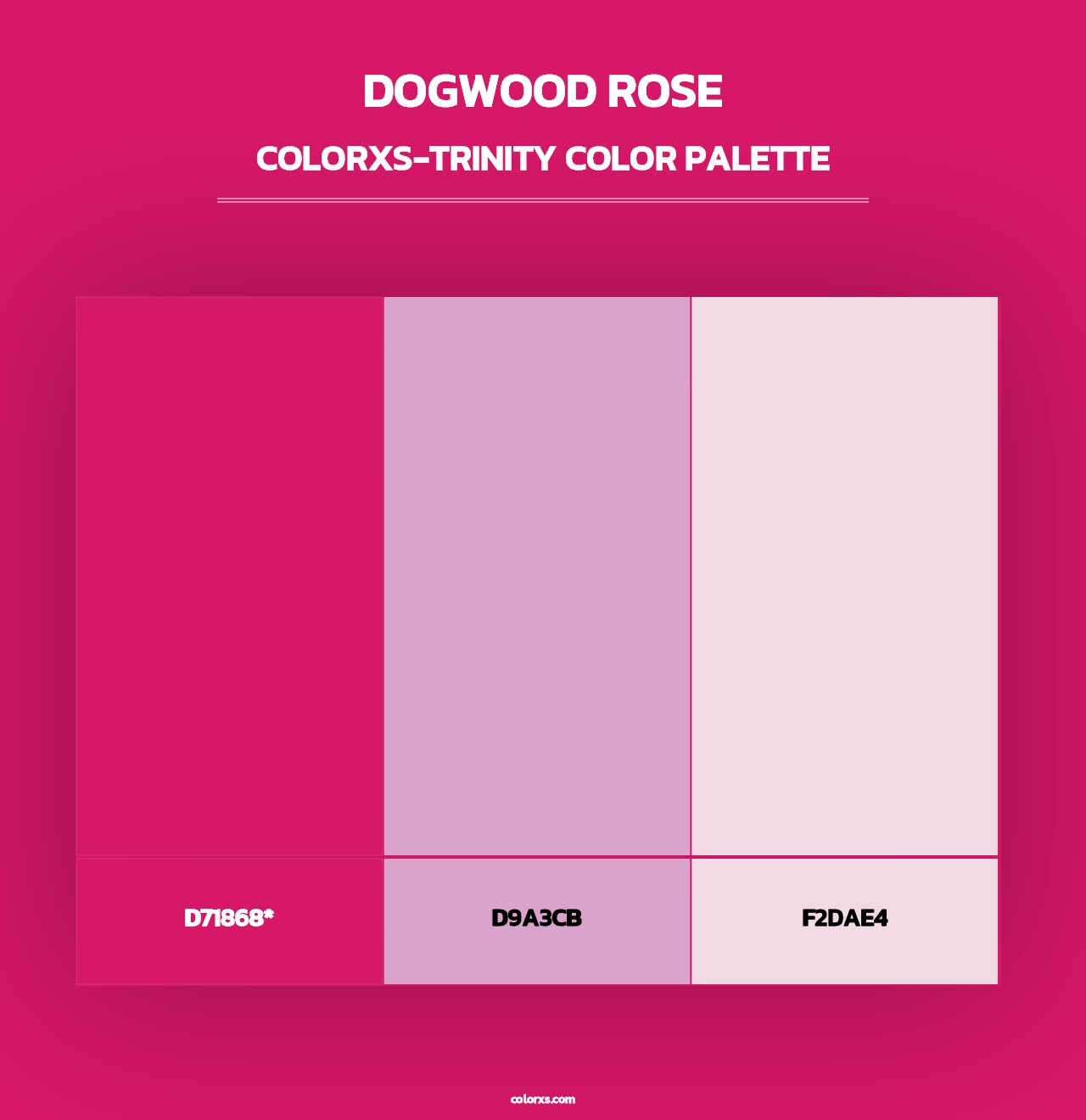 Dogwood Rose - Colorxs Trinity Palette